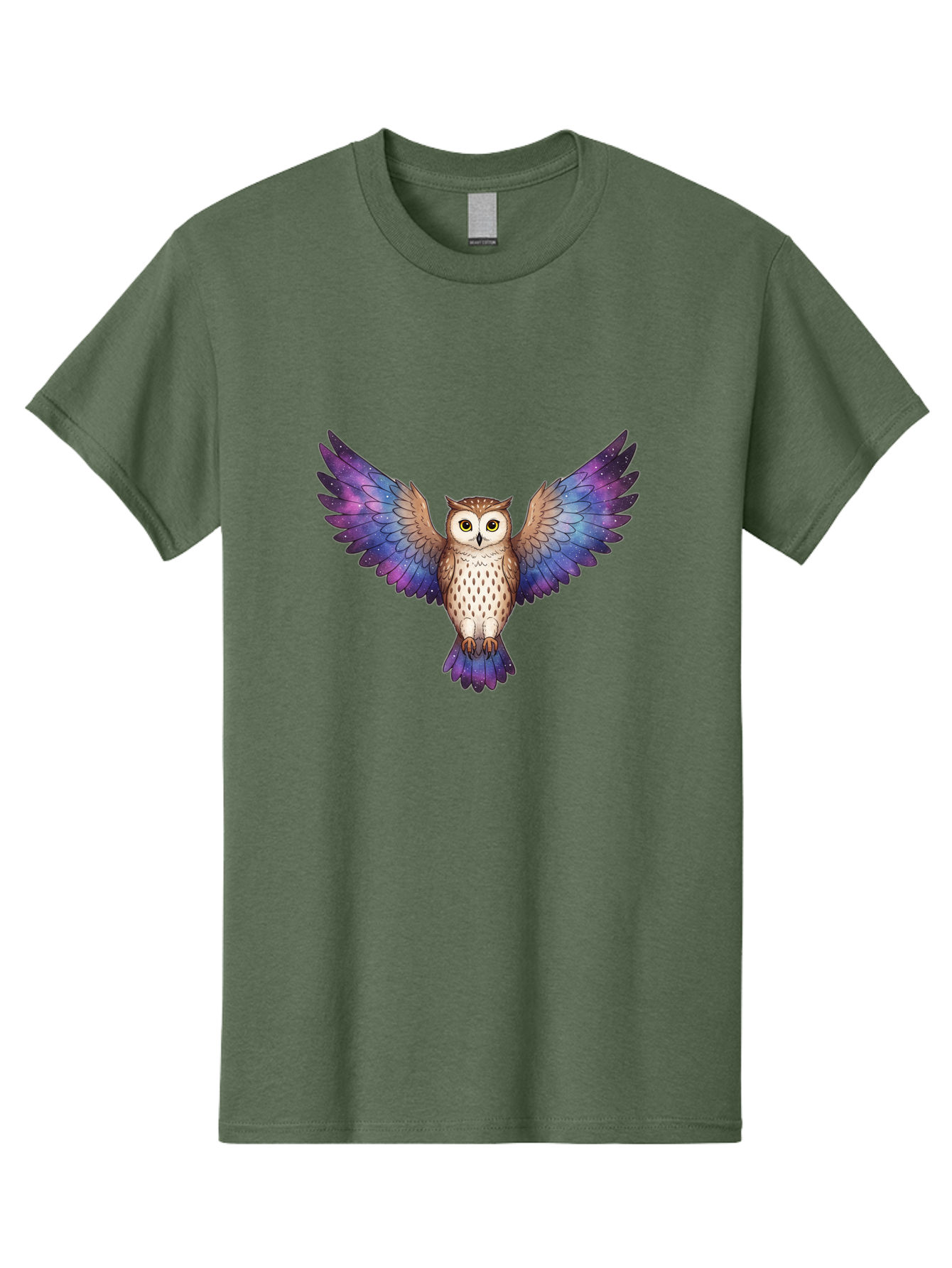 Galaxy-Owl-1 Men'S Graphic Tee, 100% Cotton, Comfortable Casual Summer Wear, Machine Washable, Vintage Camera, Old Camera, Antique Camera, Black Camera, Classic Photography, Photography Equipment, Nostalgic Device, Film Camera, Camera Art Bak653