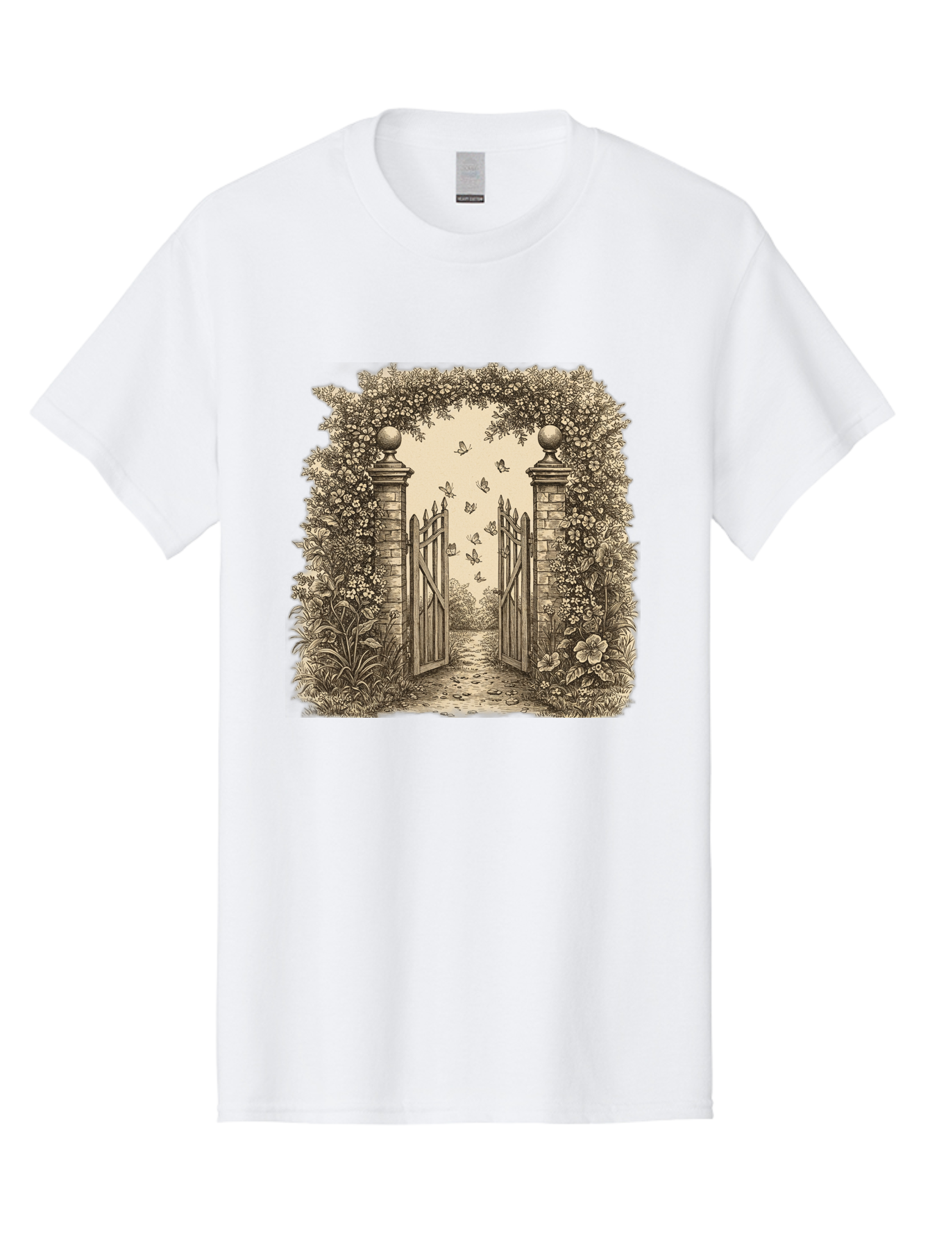 Garden-Gate Men'S Graphic Tee, 100% Cotton, Comfortable Casual Summer Wear, Machine Washable, Vintage Camera, Old Camera, Antique Camera, Black Camera, Classic Photography, Photography Equipment, Nostalgic Device, Film Camera, Camera Art Bak657