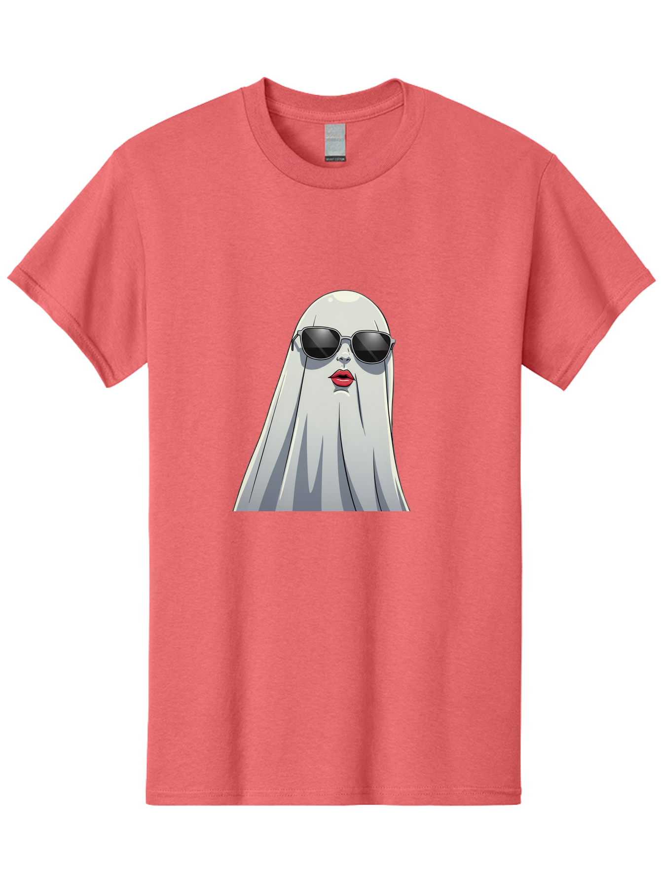 Ghost-In-Sunglasses Men'S Graphic Tee, 100% Cotton, Comfortable Casual Summer Wear, Machine Washable, Vintage Camera, Old Camera, Antique Camera, Black Camera, Classic Photography, Photography Equipment, Nostalgic Device, Film Camera, Bak667