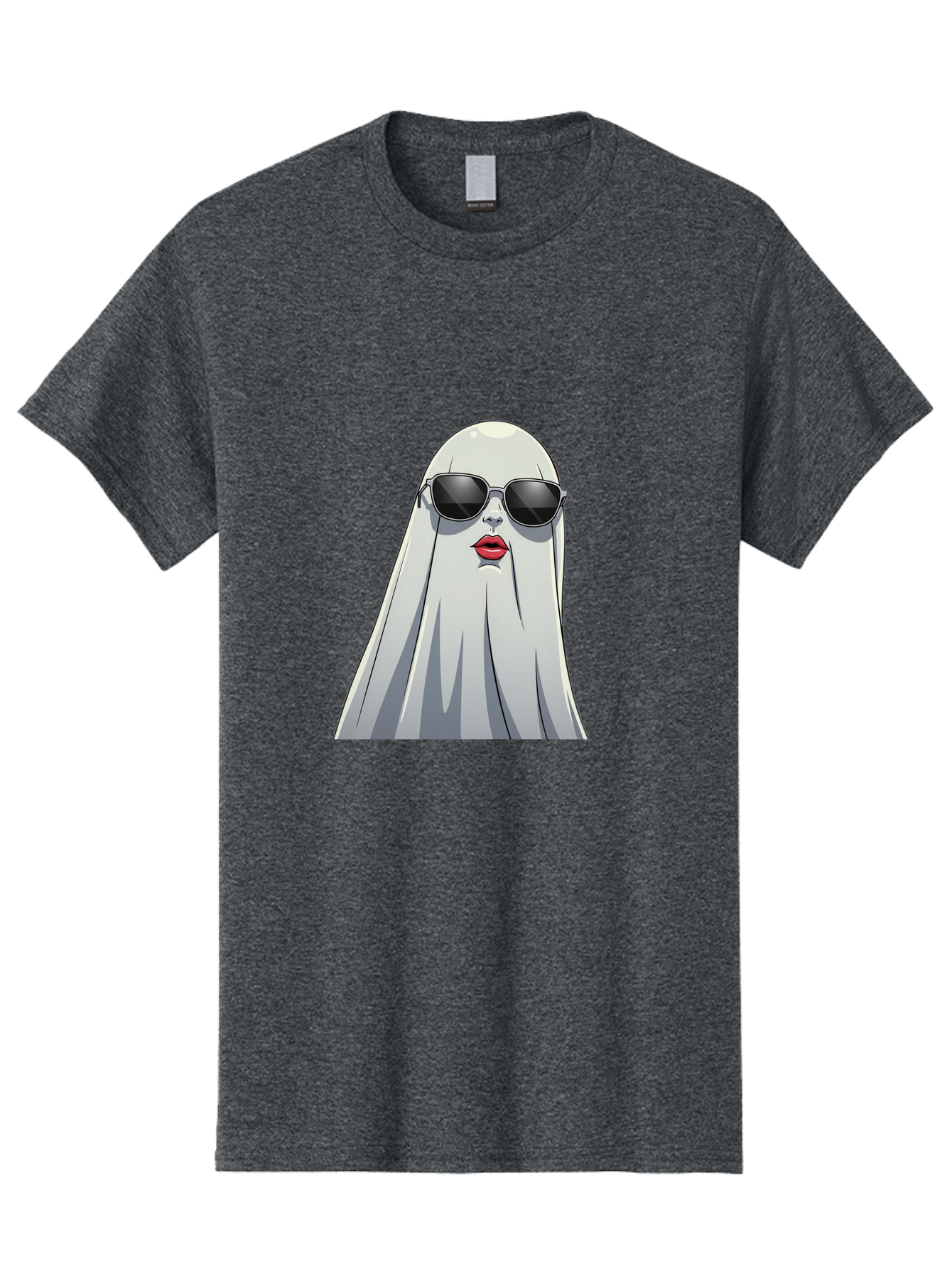Ghost-In-Sunglasses Men'S Graphic Tee, 100% Cotton, Comfortable Casual Summer Wear, Machine Washable, Vintage Camera, Old Camera, Antique Camera, Black Camera, Classic Photography, Photography Equipment, Nostalgic Device, Film Camera, Bak667