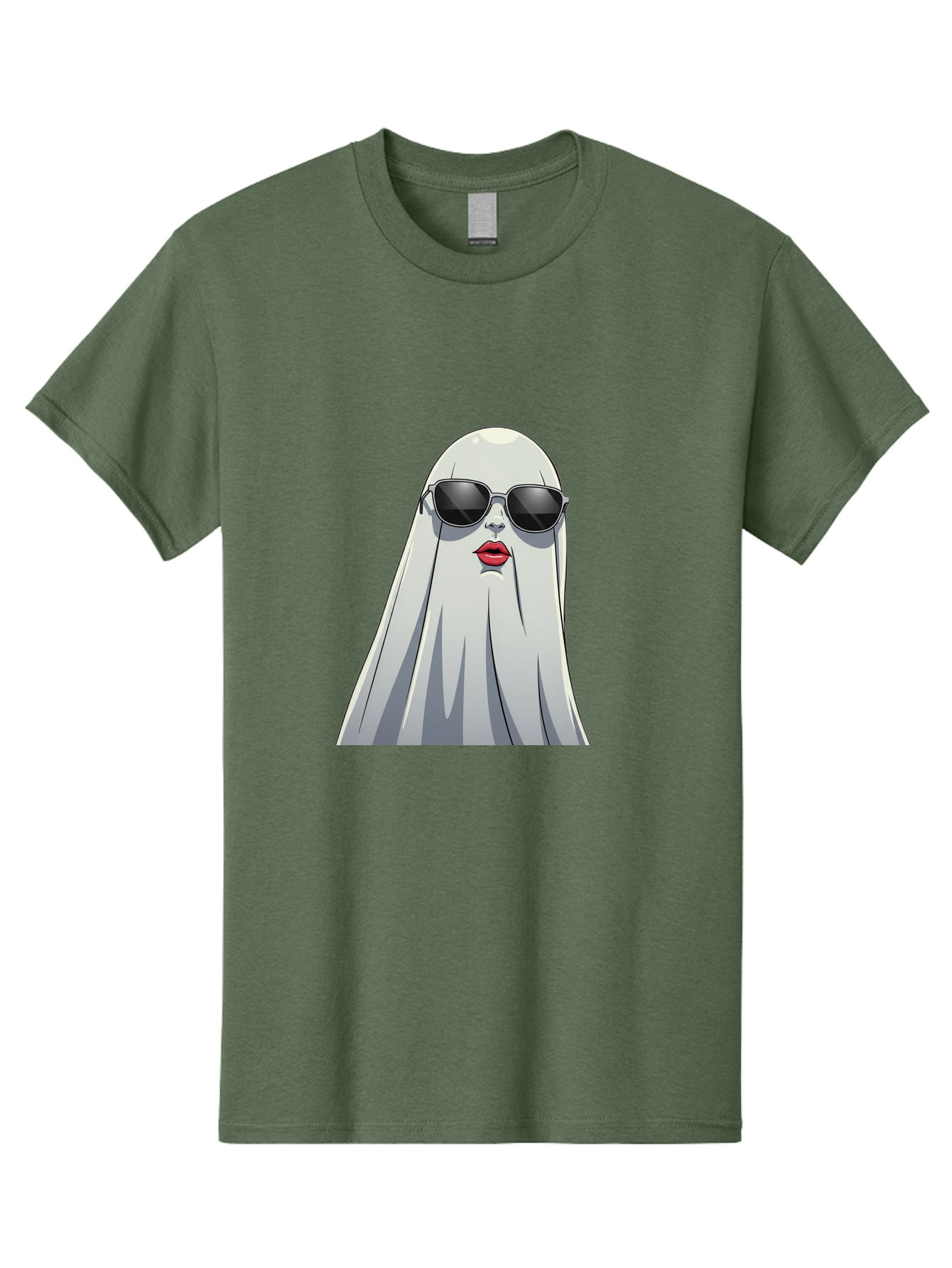 Ghost-In-Sunglasses Men'S Graphic Tee, 100% Cotton, Comfortable Casual Summer Wear, Machine Washable, Vintage Camera, Old Camera, Antique Camera, Black Camera, Classic Photography, Photography Equipment, Nostalgic Device, Film Camera, Bak667