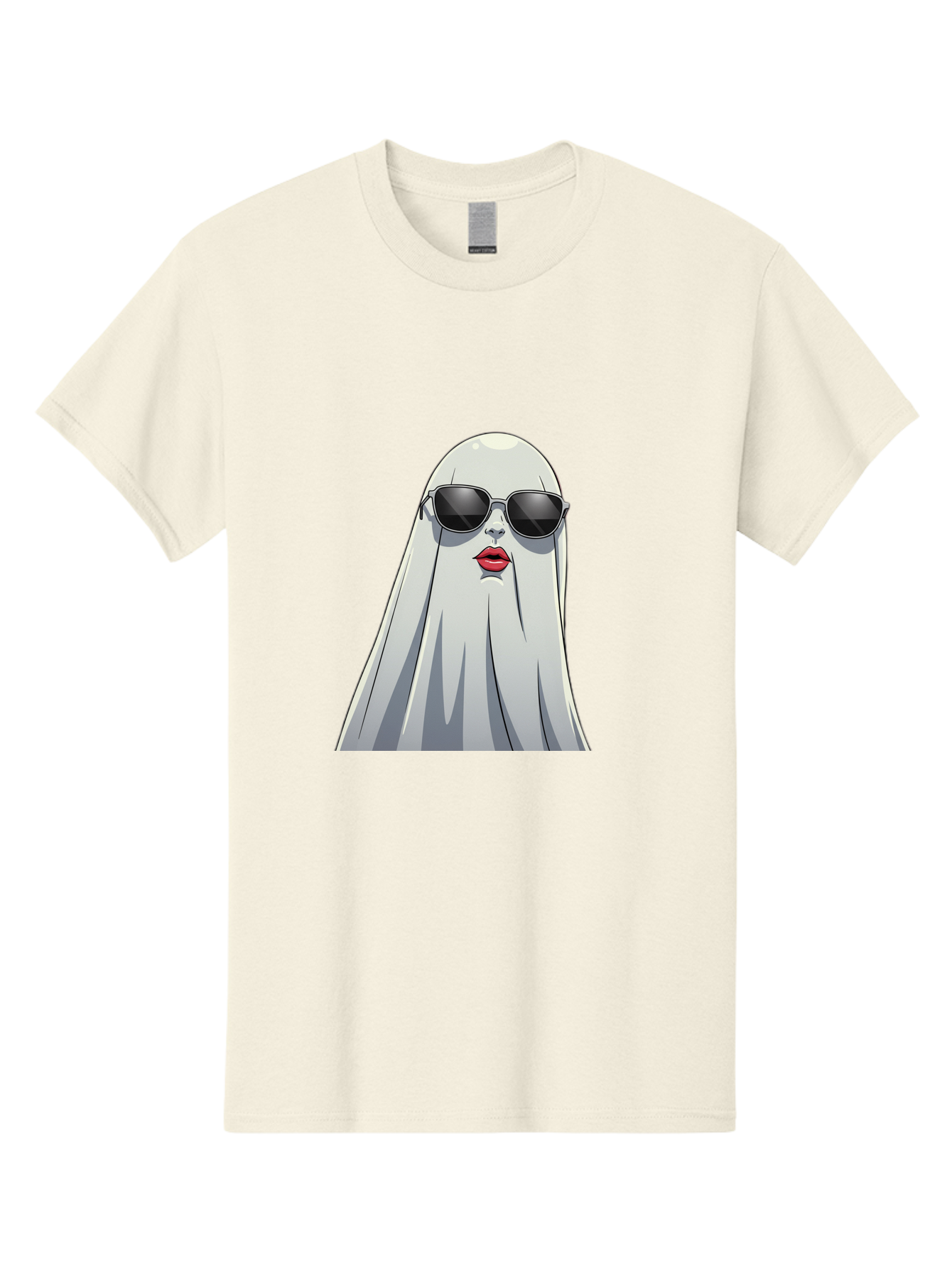 Ghost-In-Sunglasses Men'S Graphic Tee, 100% Cotton, Comfortable Casual Summer Wear, Machine Washable, Vintage Camera, Old Camera, Antique Camera, Black Camera, Classic Photography, Photography Equipment, Nostalgic Device, Film Camera, Bak667