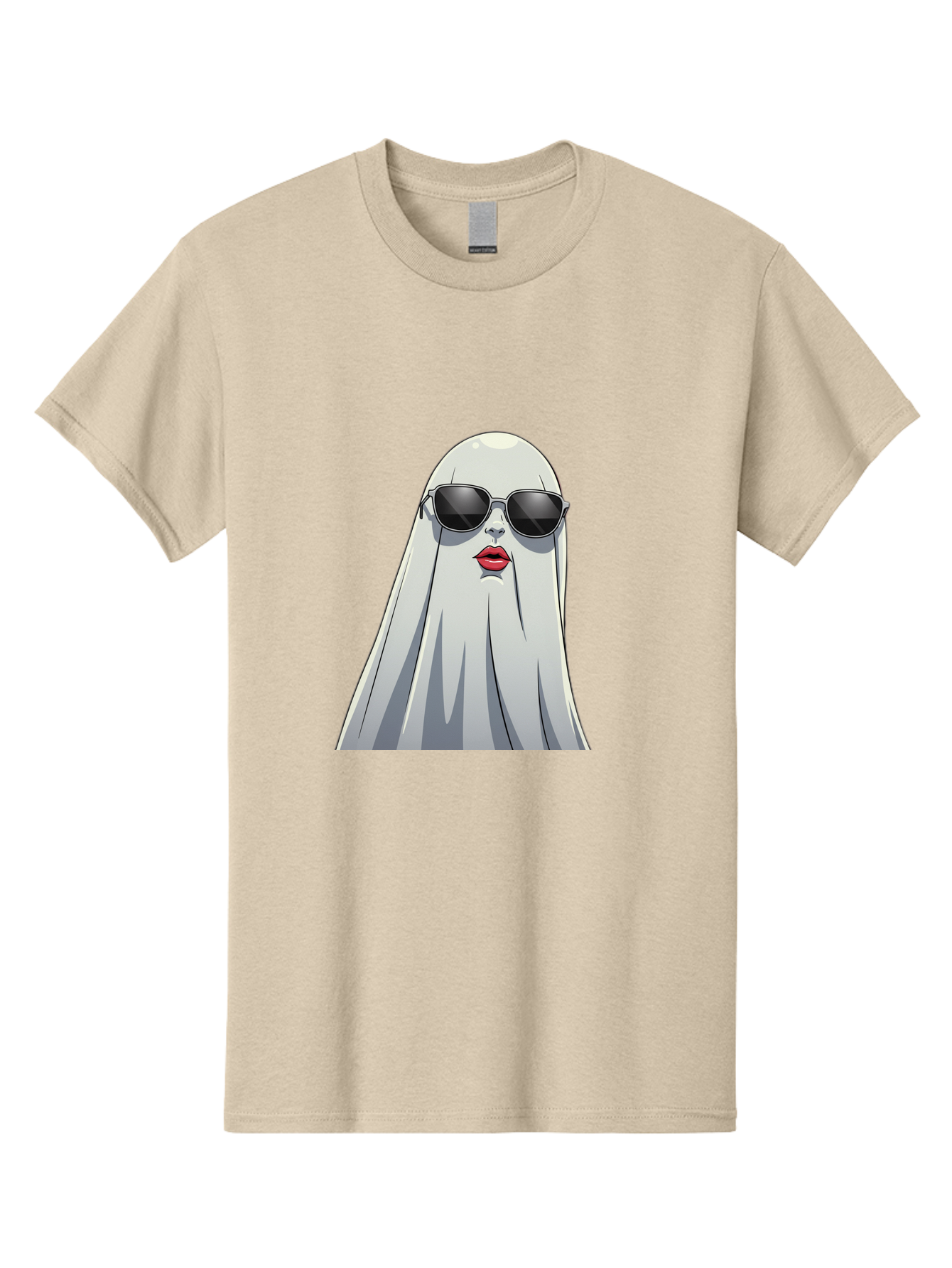 Ghost-In-Sunglasses Men'S Graphic Tee, 100% Cotton, Comfortable Casual Summer Wear, Machine Washable, Vintage Camera, Old Camera, Antique Camera, Black Camera, Classic Photography, Photography Equipment, Nostalgic Device, Film Camera, Bak667