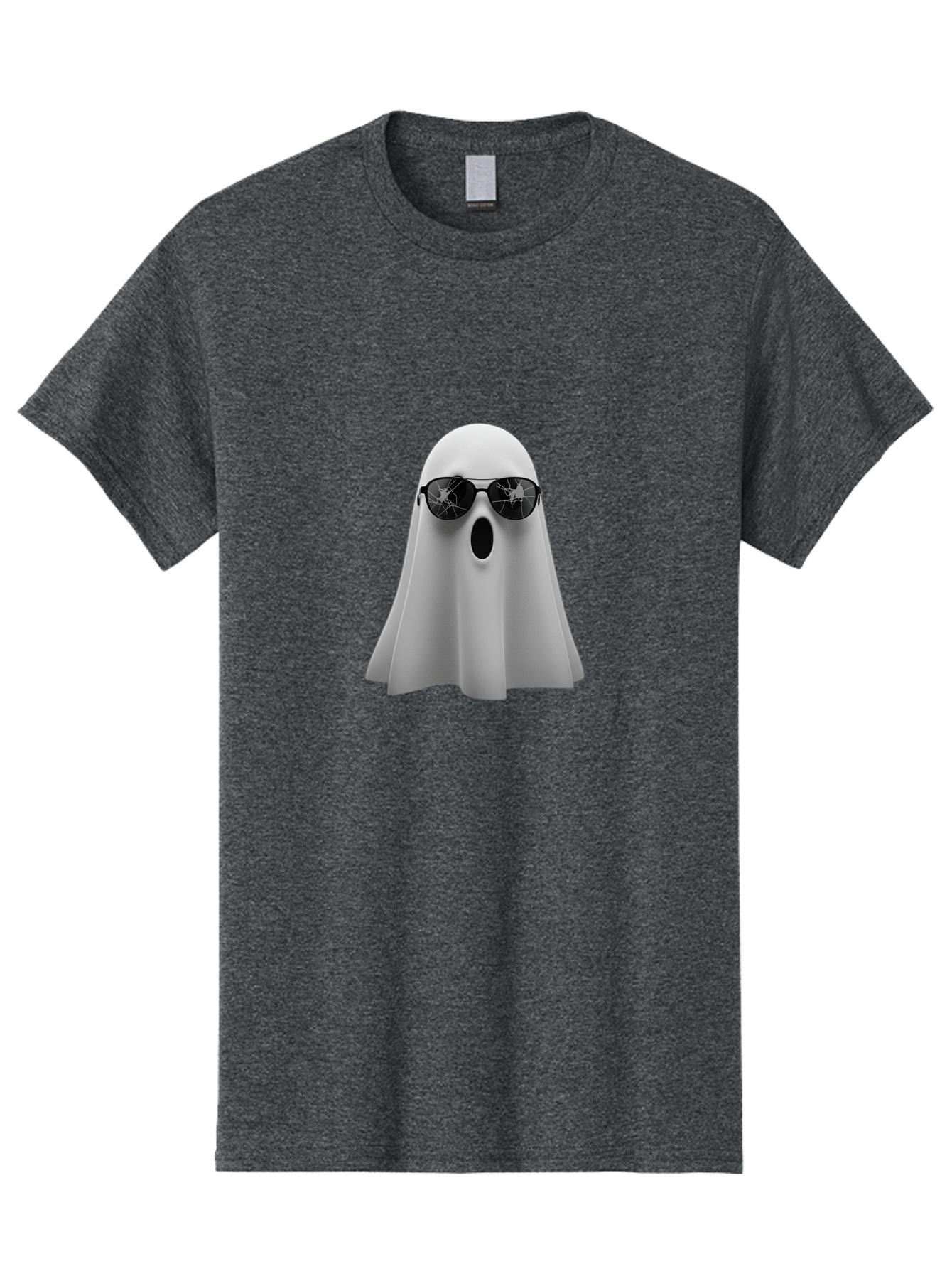 Ghost-Sunglasses-1 Men'S Graphic Tee, 100% Cotton, Comfortable Casual Summer Wear, Machine Washable, Vintage Camera, Old Camera, Antique Camera, Black Camera, Classic Photography, Photography Equipment, Nostalgic Device, Film Camera, Bak668