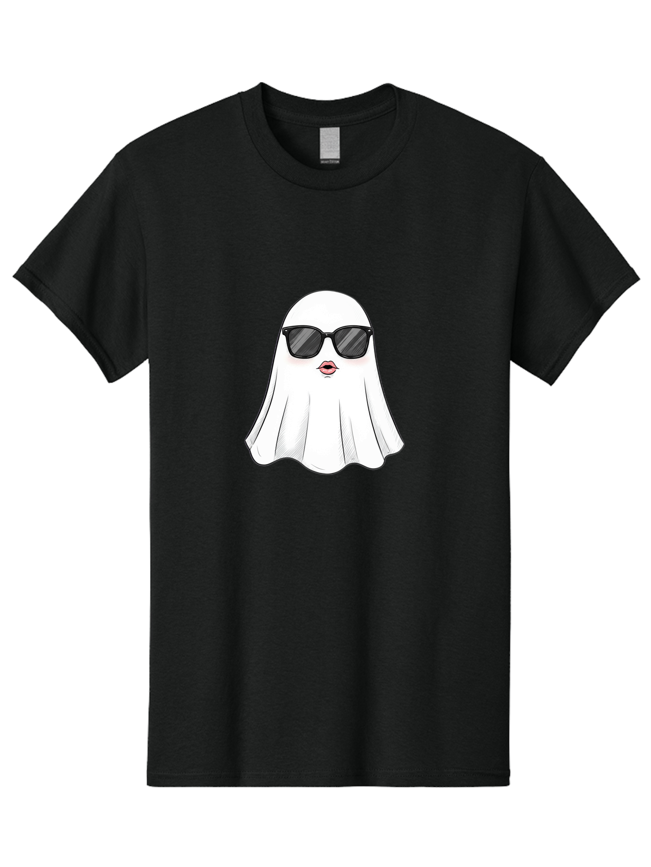 Ghost-Sunglasses-2 Men'S Graphic Tee, 100% Cotton, Comfortable Casual Summer Wear, Machine Washable, Vintage Camera, Old Camera, Antique Camera, Black Camera, Classic Photography, Photography Equipment, Nostalgic Device, Film Camera, Bak669
