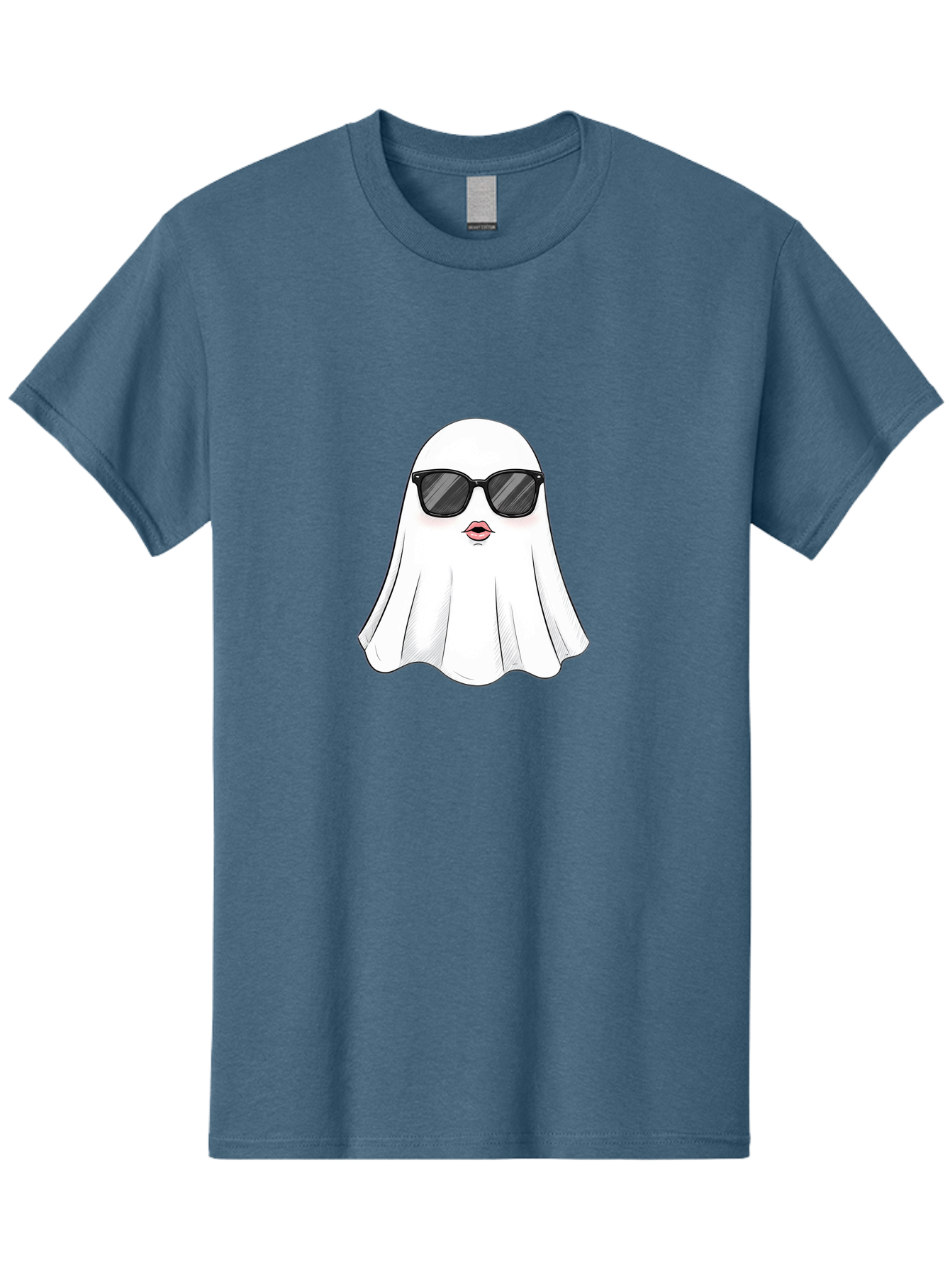 Ghost-Sunglasses-2 Men'S Graphic Tee, 100% Cotton, Comfortable Casual Summer Wear, Machine Washable, Vintage Camera, Old Camera, Antique Camera, Black Camera, Classic Photography, Photography Equipment, Nostalgic Device, Film Camera, Bak669