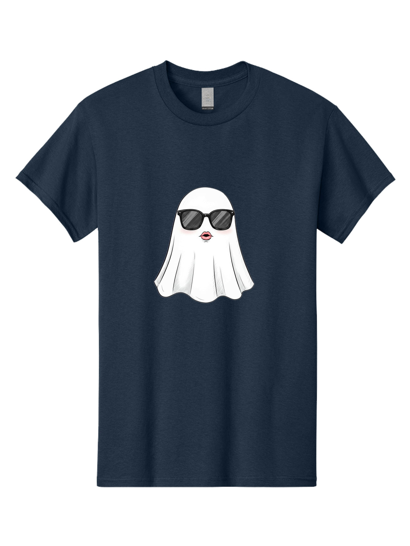 Ghost-Sunglasses-2 Men'S Graphic Tee, 100% Cotton, Comfortable Casual Summer Wear, Machine Washable, Vintage Camera, Old Camera, Antique Camera, Black Camera, Classic Photography, Photography Equipment, Nostalgic Device, Film Camera, Bak669
