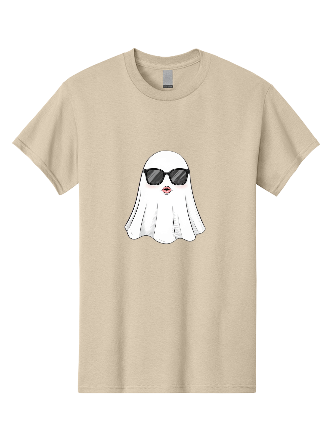 Ghost-Sunglasses-2 Men'S Graphic Tee, 100% Cotton, Comfortable Casual Summer Wear, Machine Washable, Vintage Camera, Old Camera, Antique Camera, Black Camera, Classic Photography, Photography Equipment, Nostalgic Device, Film Camera, Bak669