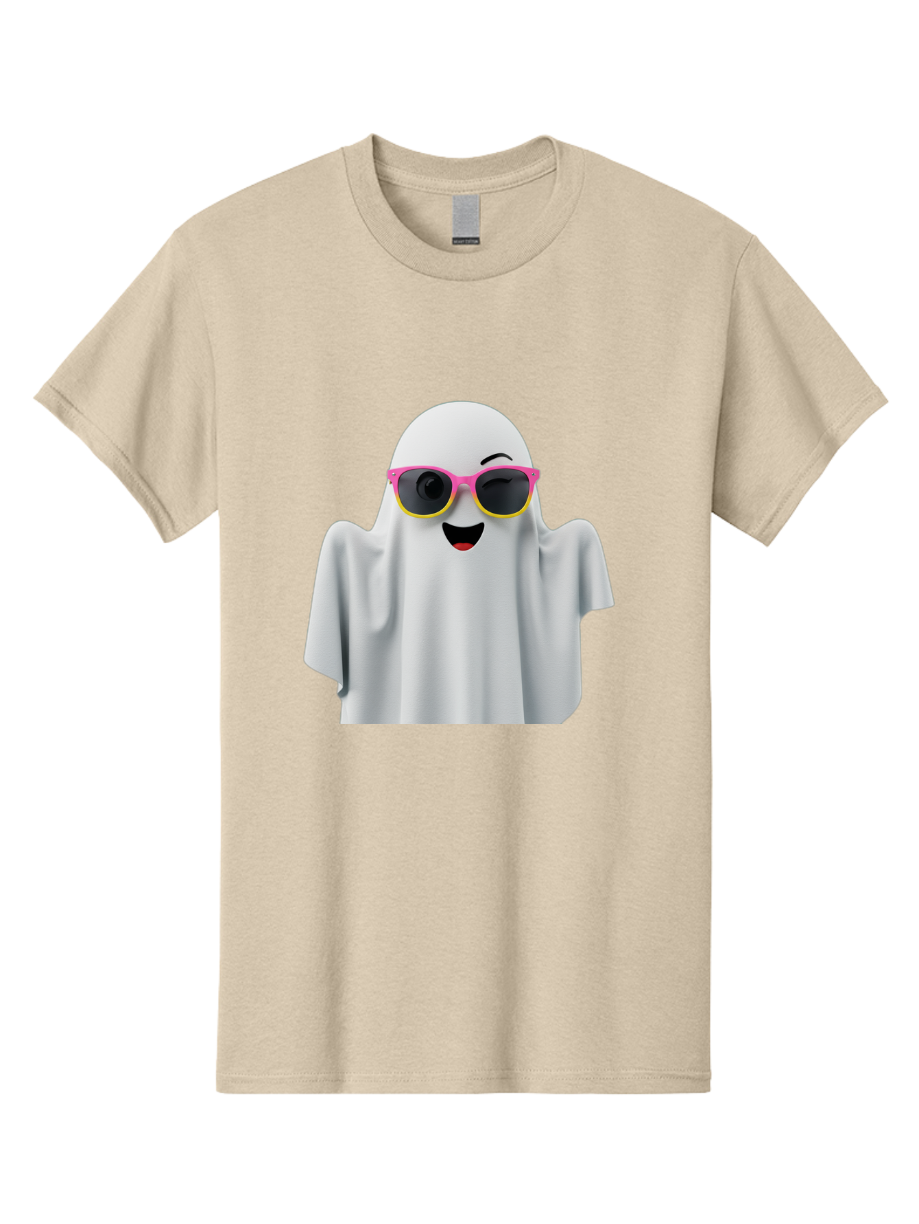 Ghost-Sunglasses Men'S Graphic Tee, 100% Cotton, Comfortable Casual Summer Wear, Machine Washable, Vintage Camera, Old Camera, Antique Camera, Black Camera, Classic Photography, Photography Equipment, Nostalgic Device, Film Camera, Camera Art Bak671