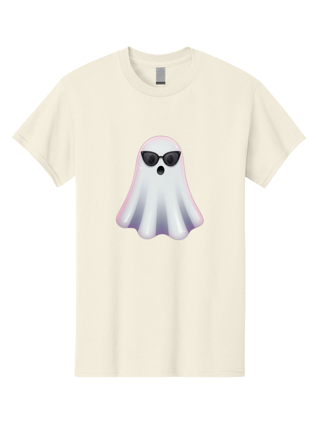 Ghost-Wearing-Sunglasses-1 Men'S Graphic Tee, 100% Cotton, Comfortable Casual Summer Wear, Machine Washable, Vintage Camera, Old Camera, Antique Camera, Black Camera, Classic Photography, Photography Equipment, Nostalgic Device, Film Camera, Bak673