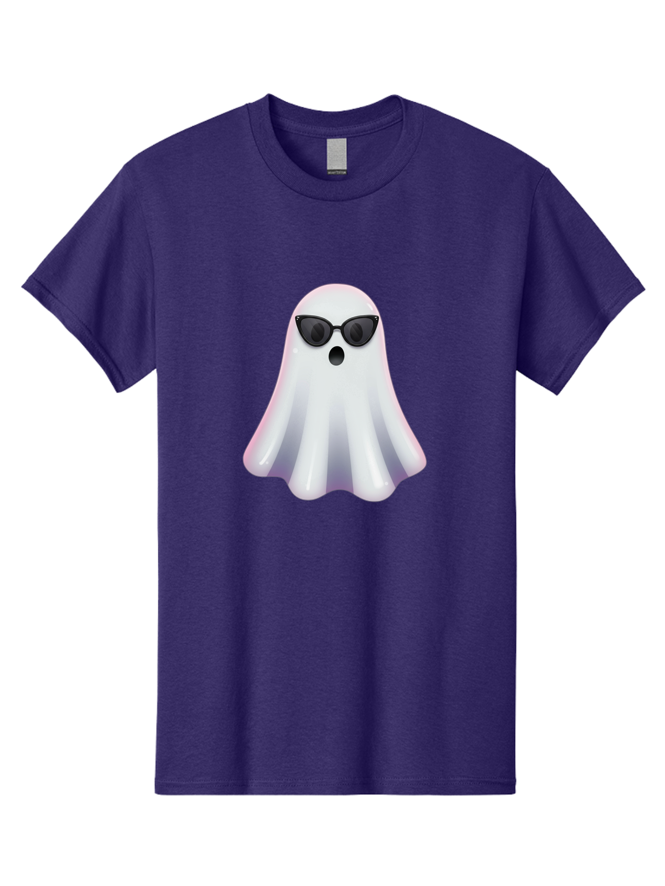 Ghost-Wearing-Sunglasses-1 Men'S Graphic Tee, 100% Cotton, Comfortable Casual Summer Wear, Machine Washable, Vintage Camera, Old Camera, Antique Camera, Black Camera, Classic Photography, Photography Equipment, Nostalgic Device, Film Camera, Bak673
