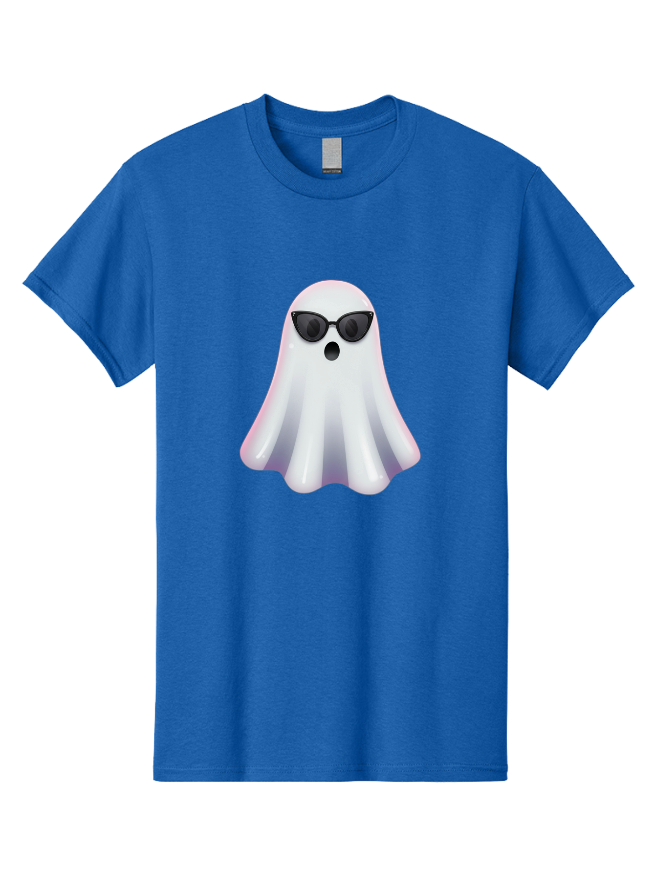 Ghost-Wearing-Sunglasses-1 Men'S Graphic Tee, 100% Cotton, Comfortable Casual Summer Wear, Machine Washable, Vintage Camera, Old Camera, Antique Camera, Black Camera, Classic Photography, Photography Equipment, Nostalgic Device, Film Camera, Bak673