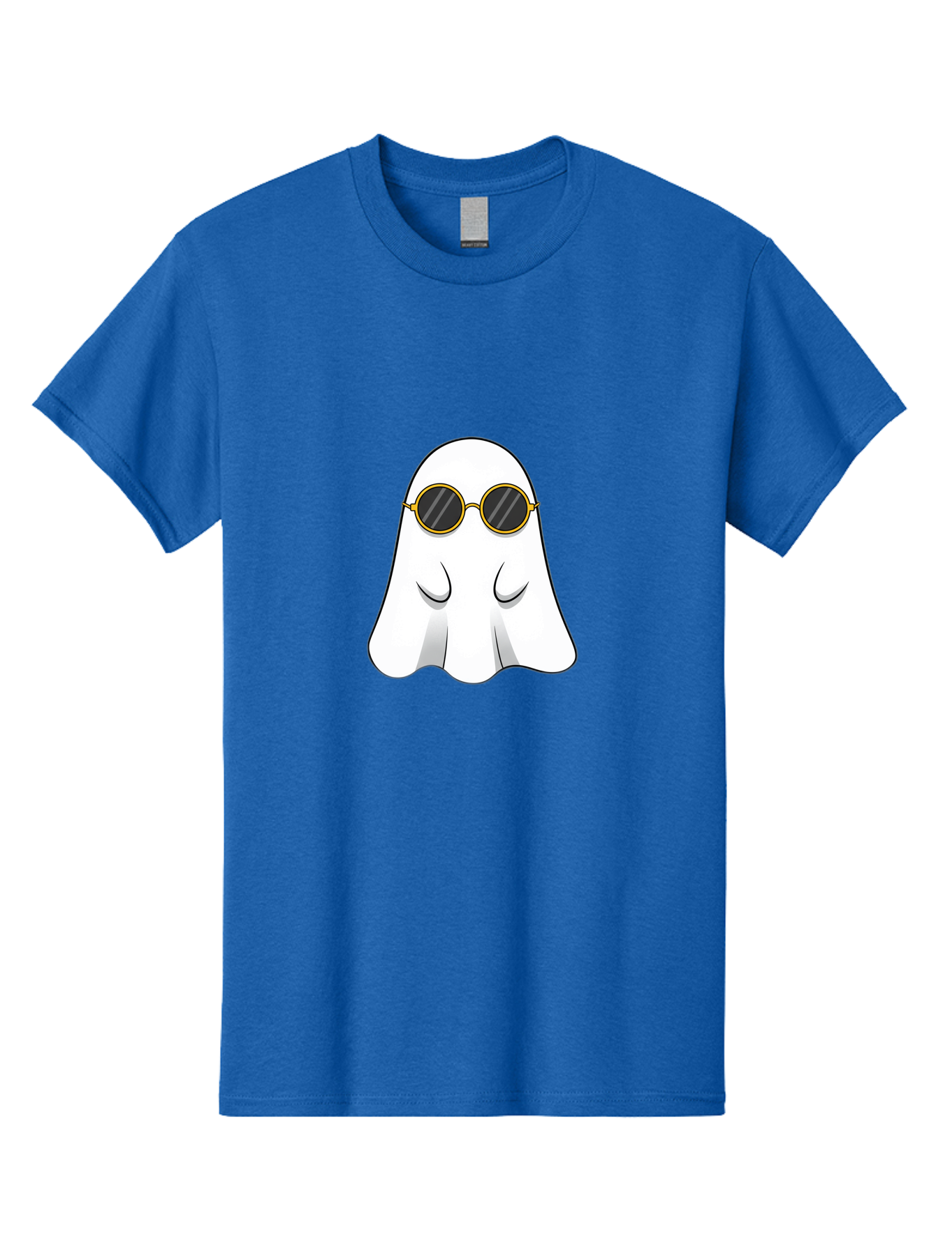 Ghost-Wearing-Sunglasses-2 Men'S Graphic Tee, 100% Cotton, Comfortable Casual Summer Wear, Machine Washable, Vintage Camera, Old Camera, Antique Camera, Black Camera, Classic Photography, Photography Equipment, Nostalgic Device, Film Camera, Bak674