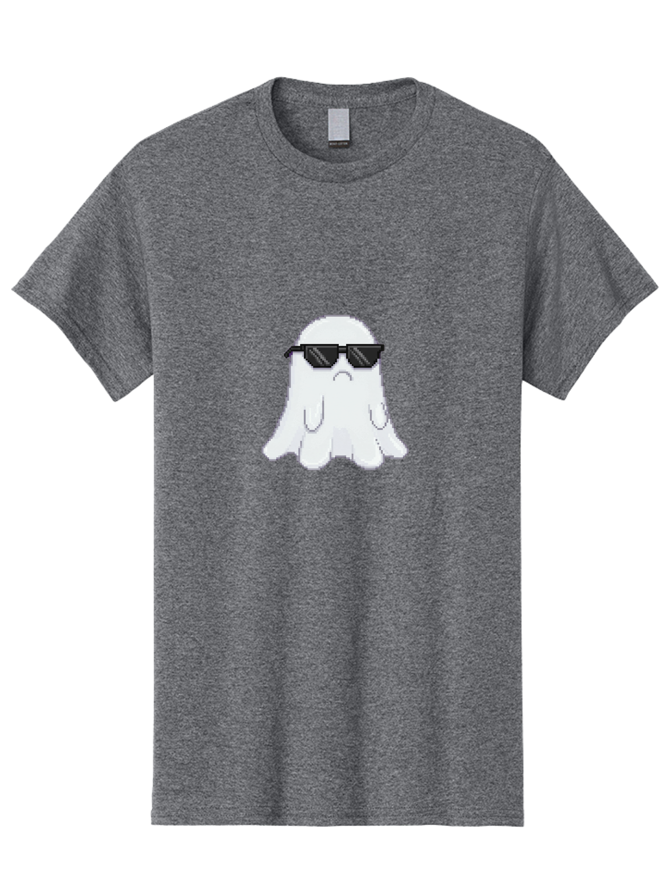 Ghost-Wearing-Sunglasses-4 Men'S Graphic Tee, 100% Cotton, Comfortable Casual Summer Wear, Machine Washable, Vintage Camera, Old Camera, Antique Camera, Black Camera, Classic Photography, Photography Equipment, Nostalgic Device, Film Camera, Bak676