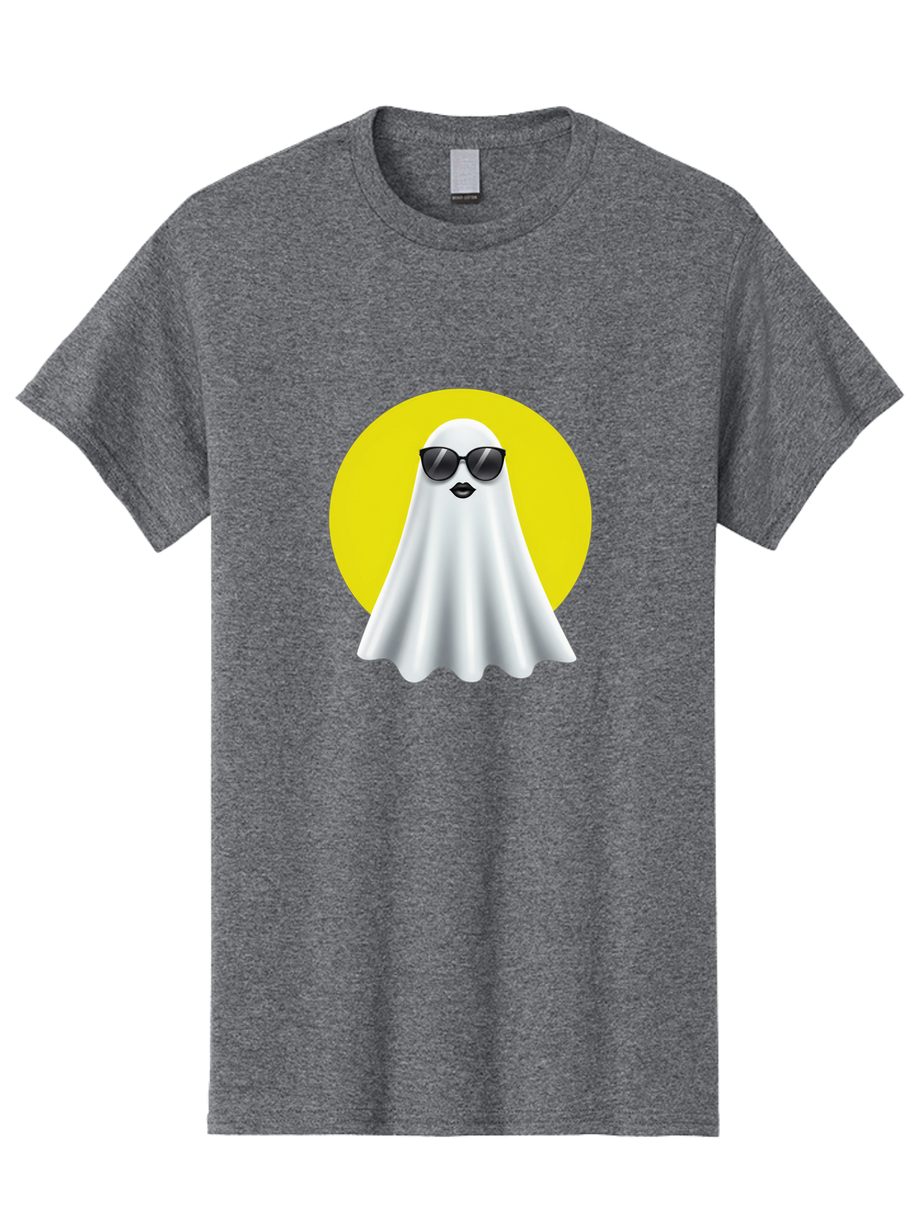 Ghost-With-Sunglasses-3 Men'S Graphic Tee, 100% Cotton, Comfortable Casual Summer Wear, Machine Washable, Vintage Camera, Old Camera, Antique Camera, Black Camera, Classic Photography, Photography Equipment, Nostalgic Device, Film Camera, Bak681