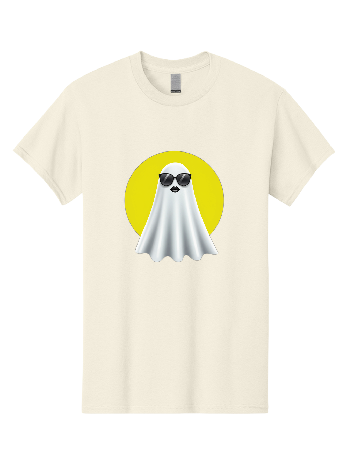 Ghost-With-Sunglasses-3 Men'S Graphic Tee, 100% Cotton, Comfortable Casual Summer Wear, Machine Washable, Vintage Camera, Old Camera, Antique Camera, Black Camera, Classic Photography, Photography Equipment, Nostalgic Device, Film Camera, Bak681