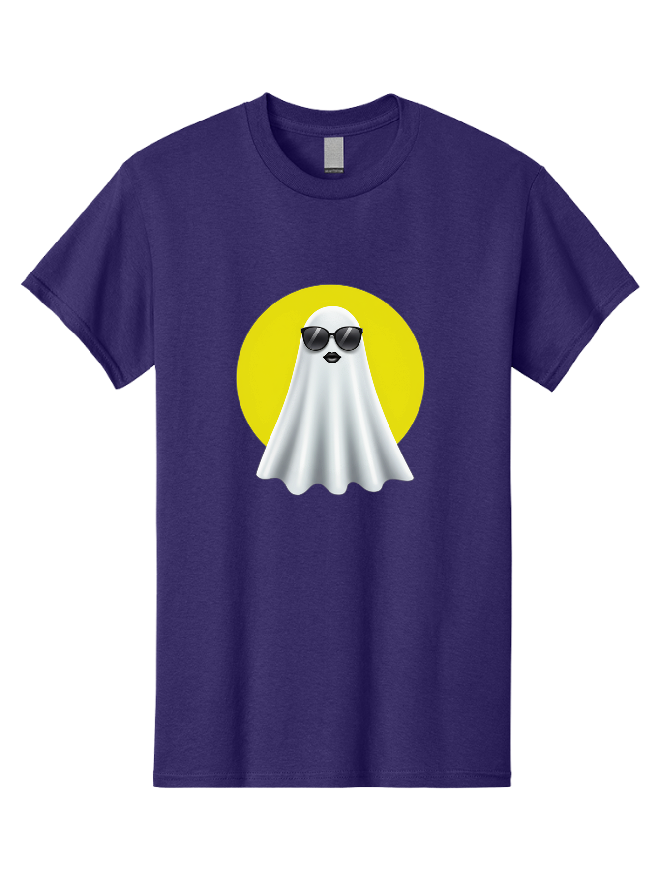 Ghost-With-Sunglasses-3 Men'S Graphic Tee, 100% Cotton, Comfortable Casual Summer Wear, Machine Washable, Vintage Camera, Old Camera, Antique Camera, Black Camera, Classic Photography, Photography Equipment, Nostalgic Device, Film Camera, Bak681