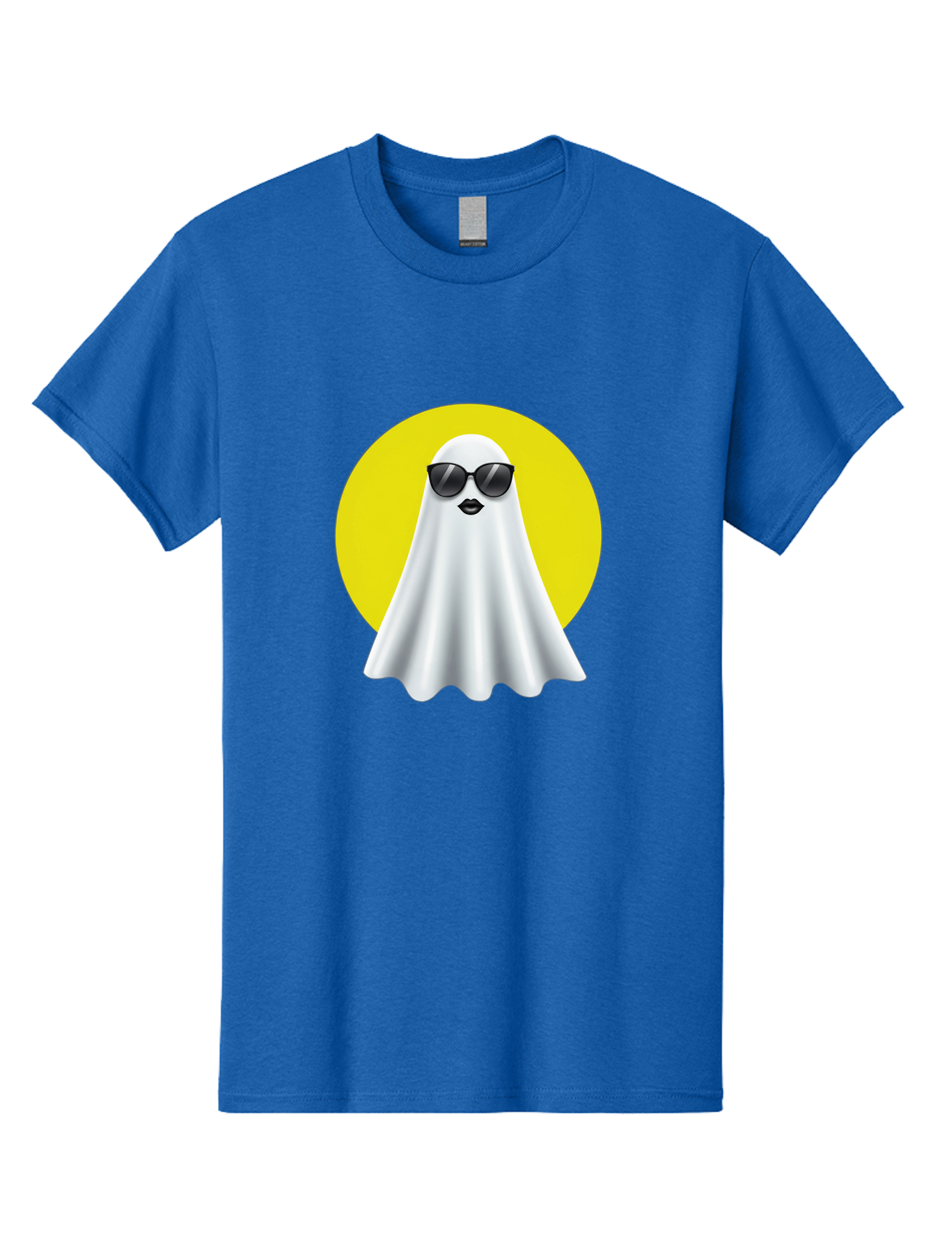 Ghost-With-Sunglasses-3 Men'S Graphic Tee, 100% Cotton, Comfortable Casual Summer Wear, Machine Washable, Vintage Camera, Old Camera, Antique Camera, Black Camera, Classic Photography, Photography Equipment, Nostalgic Device, Film Camera, Bak681