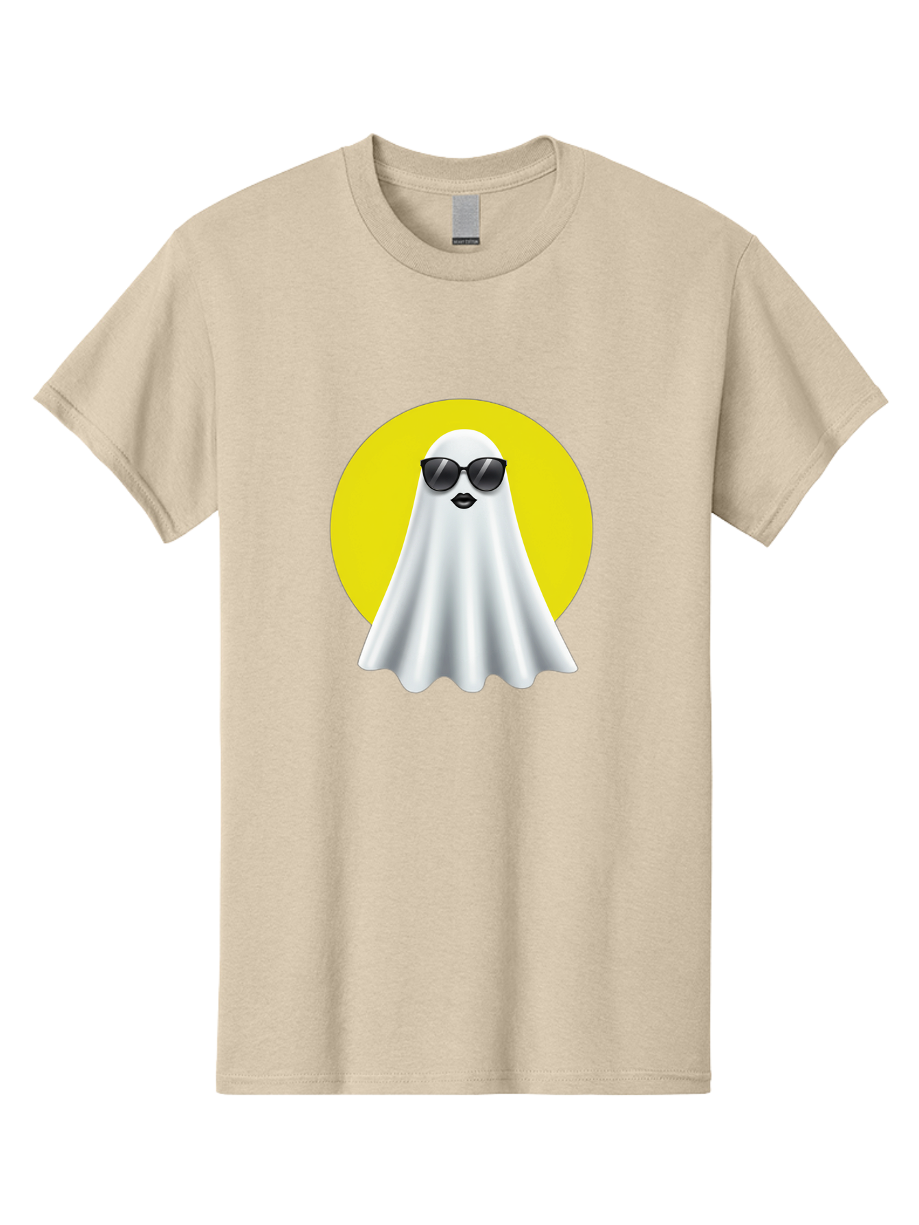 Ghost-With-Sunglasses-3 Men'S Graphic Tee, 100% Cotton, Comfortable Casual Summer Wear, Machine Washable, Vintage Camera, Old Camera, Antique Camera, Black Camera, Classic Photography, Photography Equipment, Nostalgic Device, Film Camera, Bak681