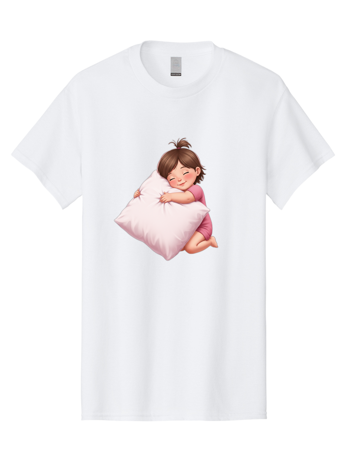Girl-Hugging-Pillow-1 Men'S Graphic Tee, 100% Cotton, Comfortable Casual Summer Wear, Machine Washable, Vintage Camera, Old Camera, Antique Camera, Black Camera, Classic Photography, Photography Equipment, Nostalgic Device, Film Camera, Bak686