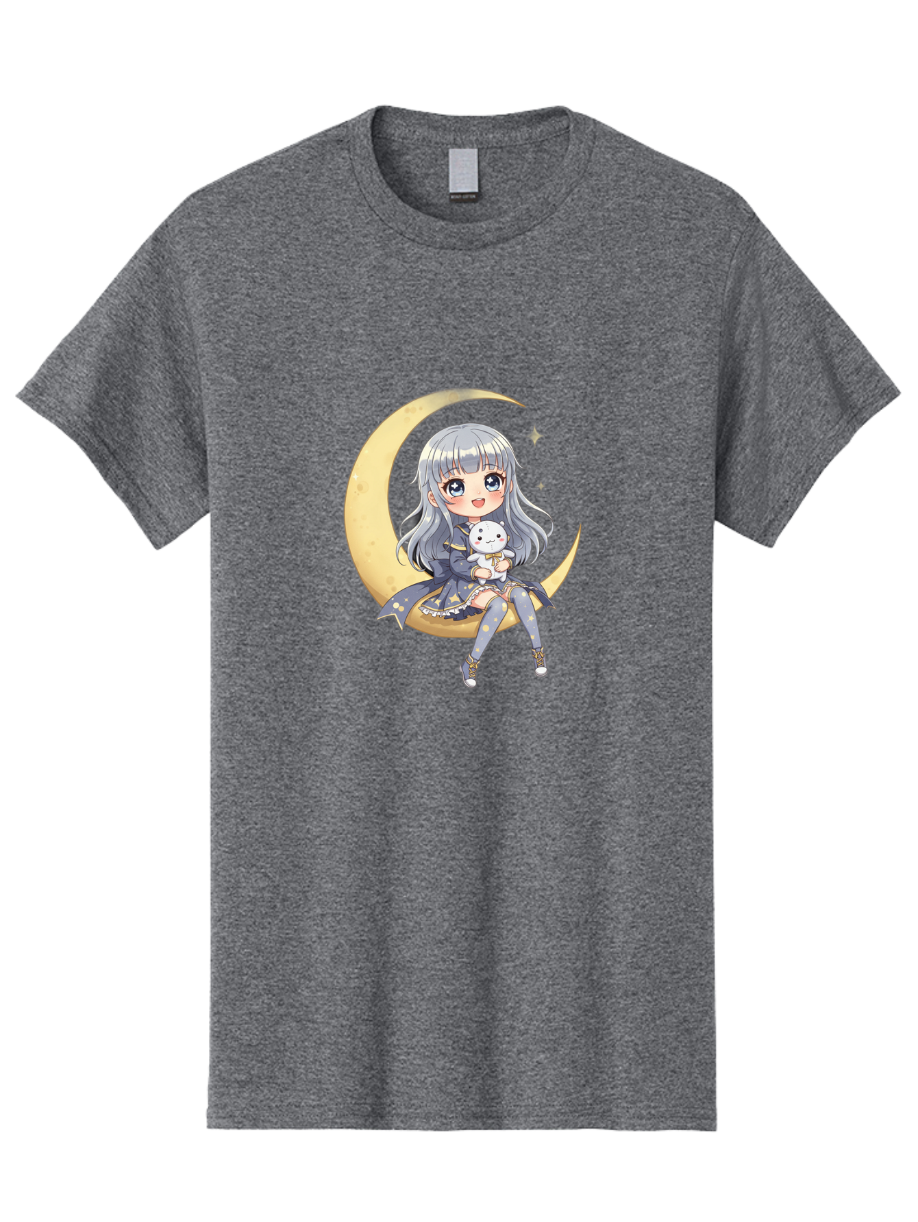 Girl-On-Crescent-Moon Men'S Graphic Tee, 100% Cotton, Comfortable Casual Summer Wear, Machine Washable, Vintage Camera, Old Camera, Antique Camera, Black Camera, Classic Photography, Photography Equipment, Nostalgic Device, Film Camera, Bak689