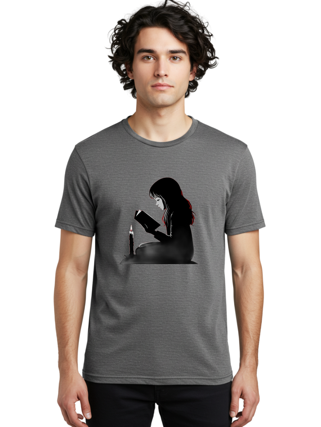 Girl-Reading Men'S Graphic Tee, 100% Cotton, Comfortable Casual Summer Wear, Machine Washable, Vintage Camera, Old Camera, Antique Camera, Black Camera, Classic Photography, Photography Equipment, Nostalgic Device, Film Camera, Camera Art Bak690