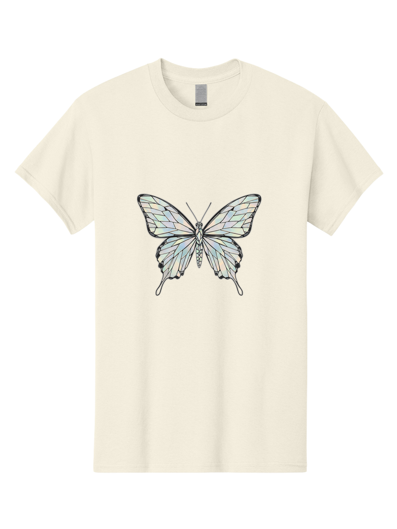 Glass-Butterfly Men'S Graphic Tee, 100% Cotton, Comfortable Casual Summer Wear, Machine Washable, Vintage Camera, Old Camera, Antique Camera, Black Camera, Classic Photography, Photography Equipment, Nostalgic Device, Film Camera, Camera Art Bak692