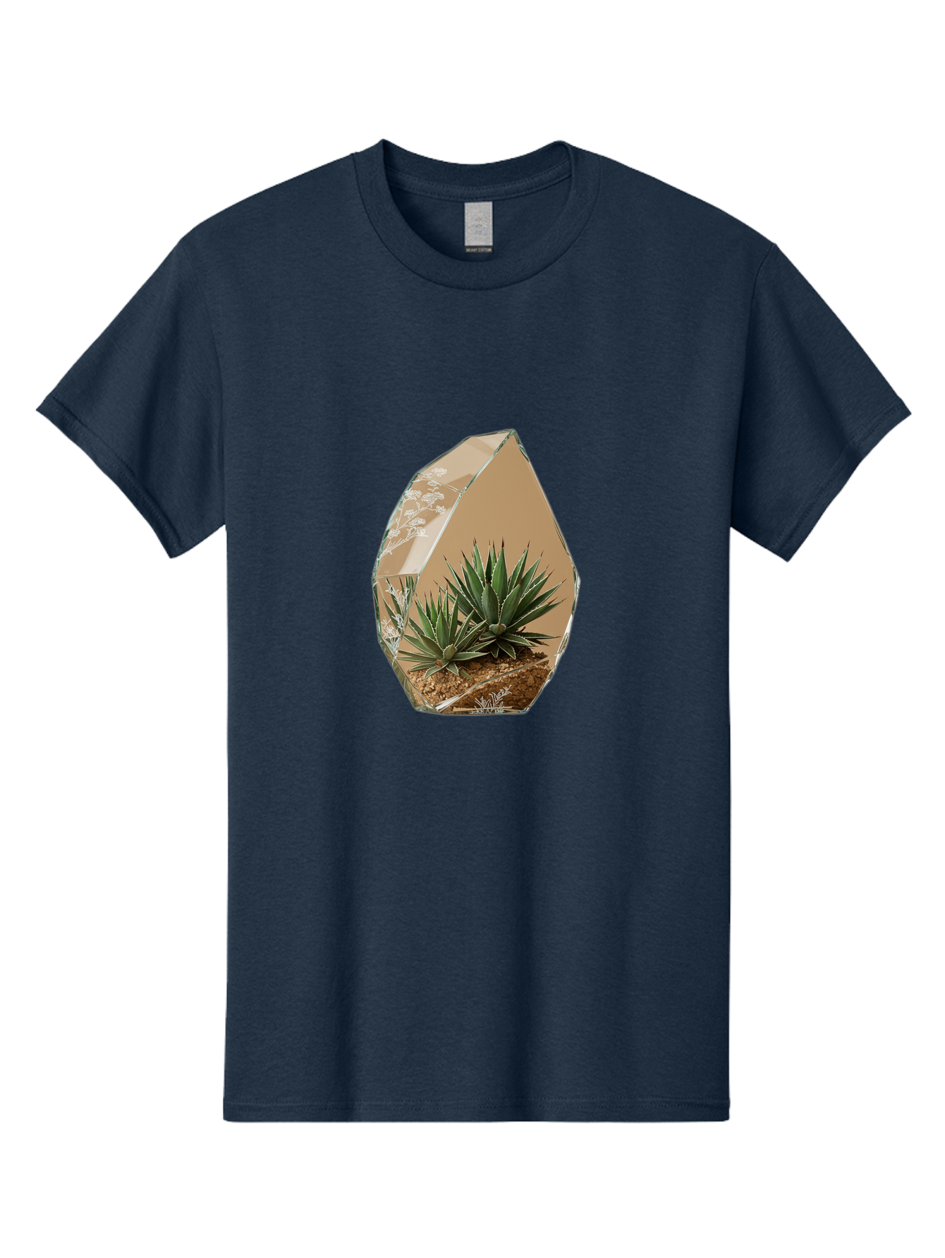 Glass-Terrarium-With-Succulents Men'S Graphic Tee, 100% Cotton, Comfortable Casual Summer Wear, Machine Washable, Vintage Camera, Old Camera, Antique Camera, Black Camera, Classic Photography, Photography Equipment, Nostalgic Device, Bak693
