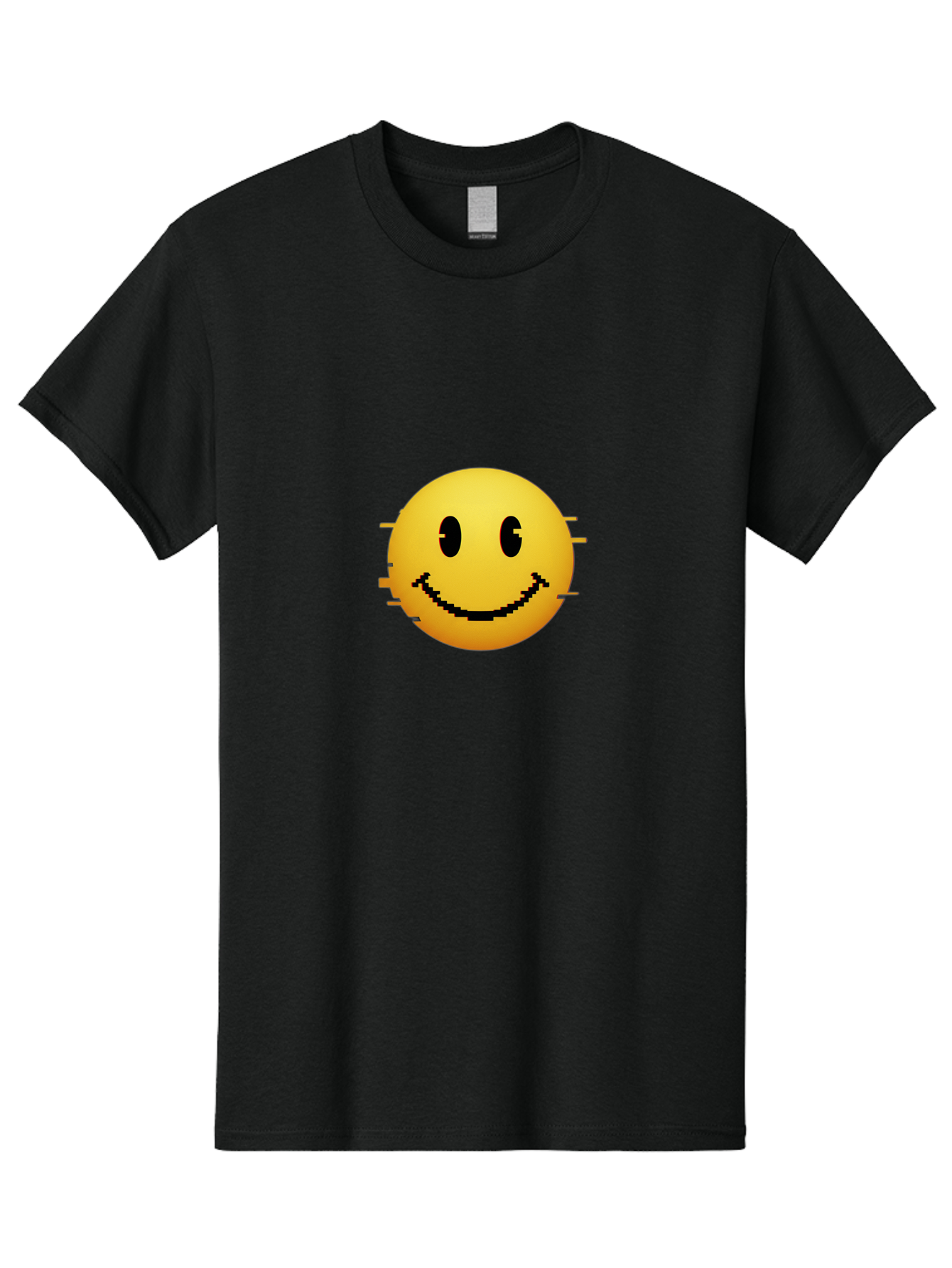 Glitchy-Smiley Men'S Graphic Tee, 100% Cotton, Comfortable Casual Summer Wear, Machine Washable, Vintage Camera, Old Camera, Antique Camera, Black Camera, Classic Photography, Photography Equipment, Nostalgic Device, Film Camera, Camera Art Bak697