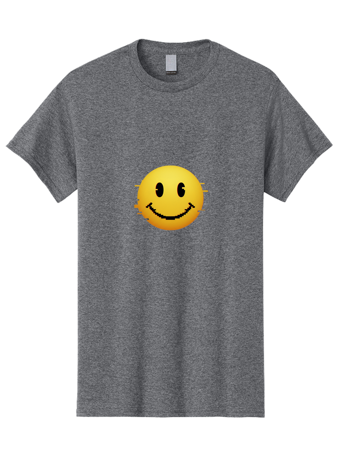 Glitchy-Smiley Men'S Graphic Tee, 100% Cotton, Comfortable Casual Summer Wear, Machine Washable, Vintage Camera, Old Camera, Antique Camera, Black Camera, Classic Photography, Photography Equipment, Nostalgic Device, Film Camera, Camera Art Bak697