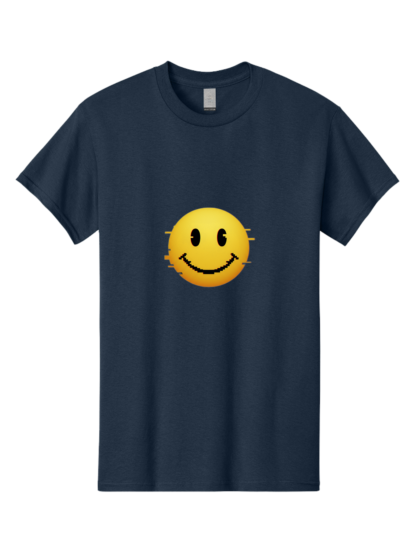 Glitchy-Smiley Men'S Graphic Tee, 100% Cotton, Comfortable Casual Summer Wear, Machine Washable, Vintage Camera, Old Camera, Antique Camera, Black Camera, Classic Photography, Photography Equipment, Nostalgic Device, Film Camera, Camera Art Bak697