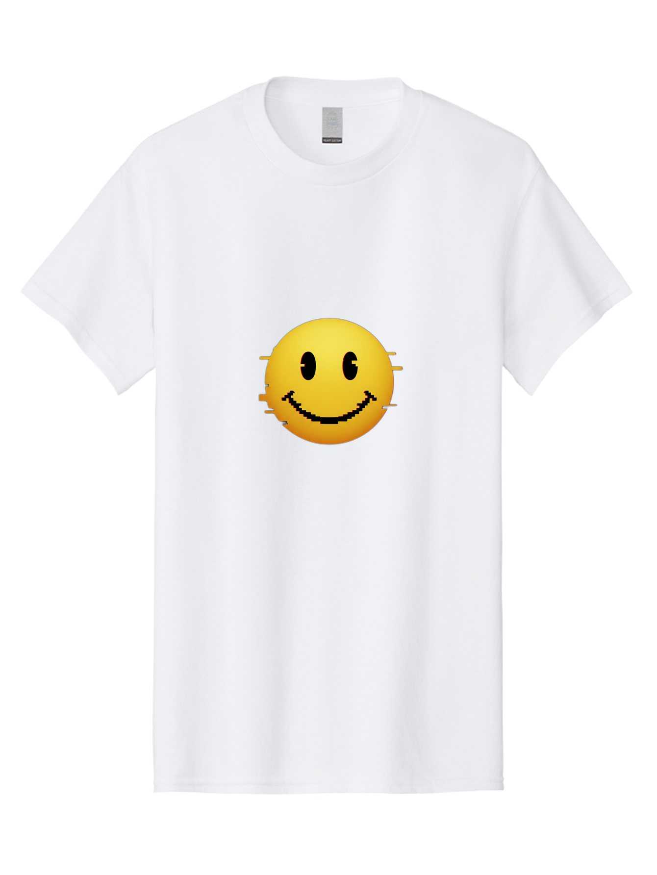 Glitchy-Smiley Men'S Graphic Tee, 100% Cotton, Comfortable Casual Summer Wear, Machine Washable, Vintage Camera, Old Camera, Antique Camera, Black Camera, Classic Photography, Photography Equipment, Nostalgic Device, Film Camera, Camera Art Bak697