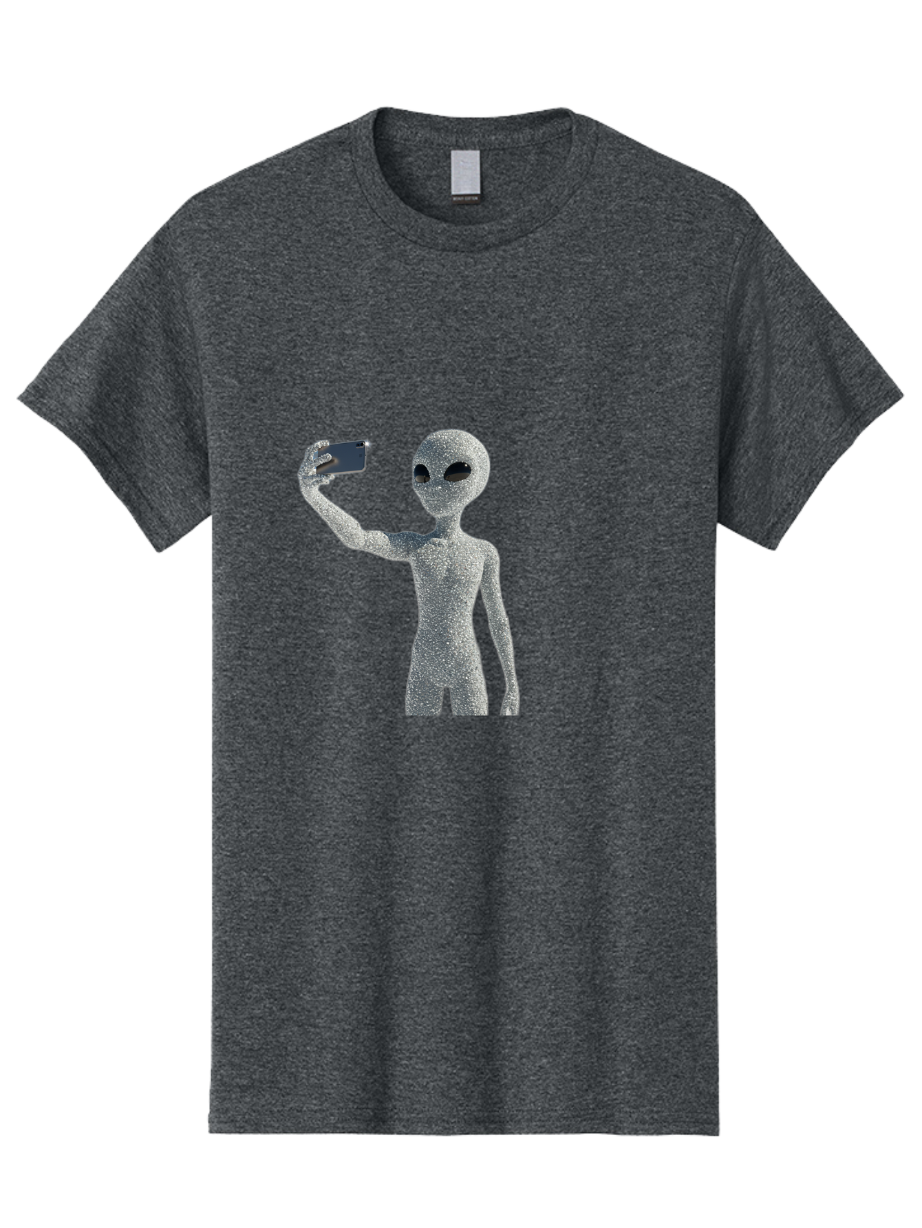 Glittery-Alien Men'S Graphic Tee, 100% Cotton, Comfortable Casual Summer Wear, Machine Washable, Vintage Camera, Old Camera, Antique Camera, Black Camera, Classic Photography, Photography Equipment, Nostalgic Device, Film Camera, Camera Art Bak698