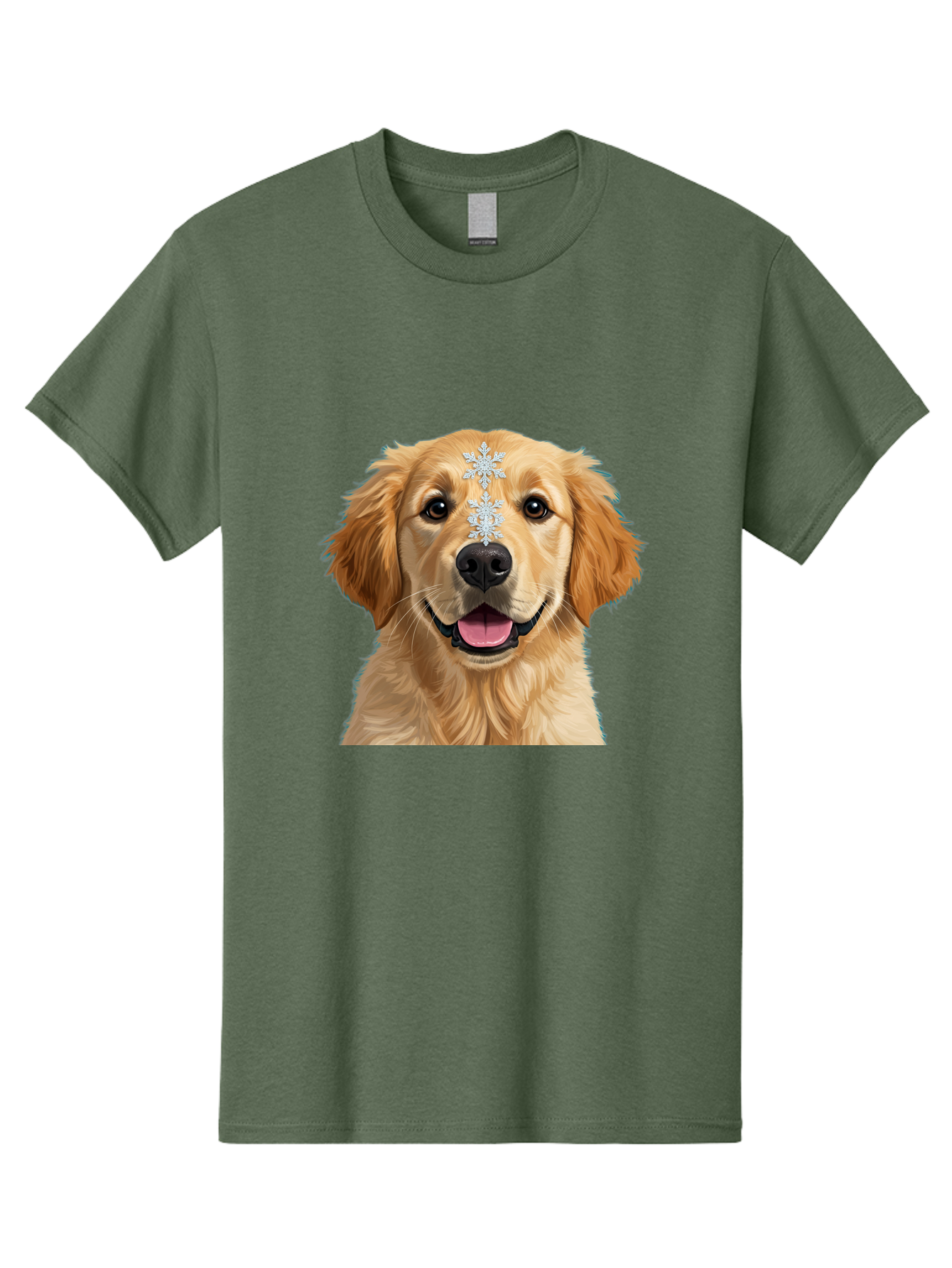 Golden-Retriever-Snowflake Men'S Graphic Tee, 100% Cotton, Comfortable Casual Summer Wear, Machine Washable, Vintage Camera, Old Camera, Antique Camera, Black Camera, Classic Photography, Photography Equipment, Nostalgic Device, Film Camera, Bak708