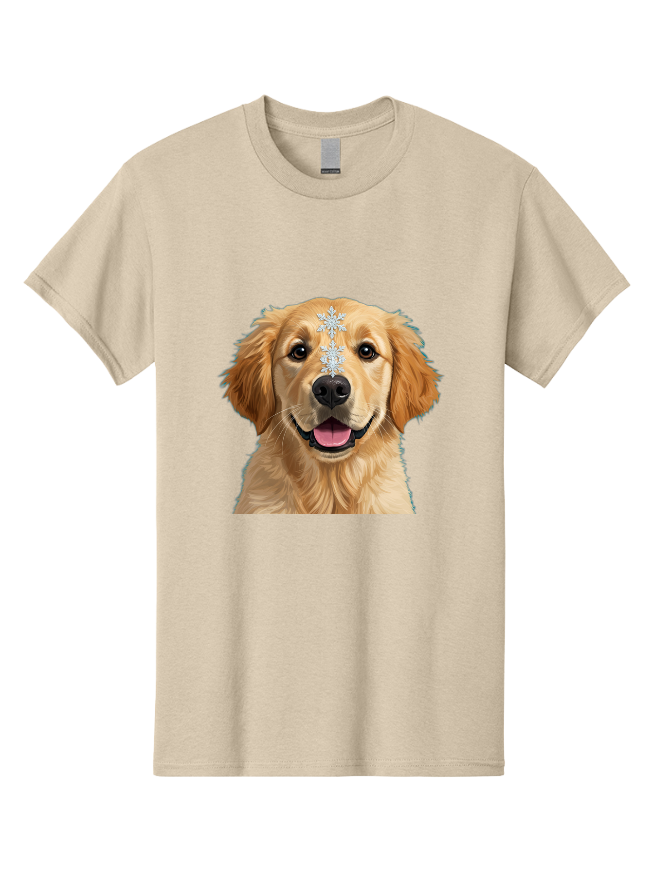 Golden-Retriever-Snowflake Men'S Graphic Tee, 100% Cotton, Comfortable Casual Summer Wear, Machine Washable, Vintage Camera, Old Camera, Antique Camera, Black Camera, Classic Photography, Photography Equipment, Nostalgic Device, Film Camera, Bak708