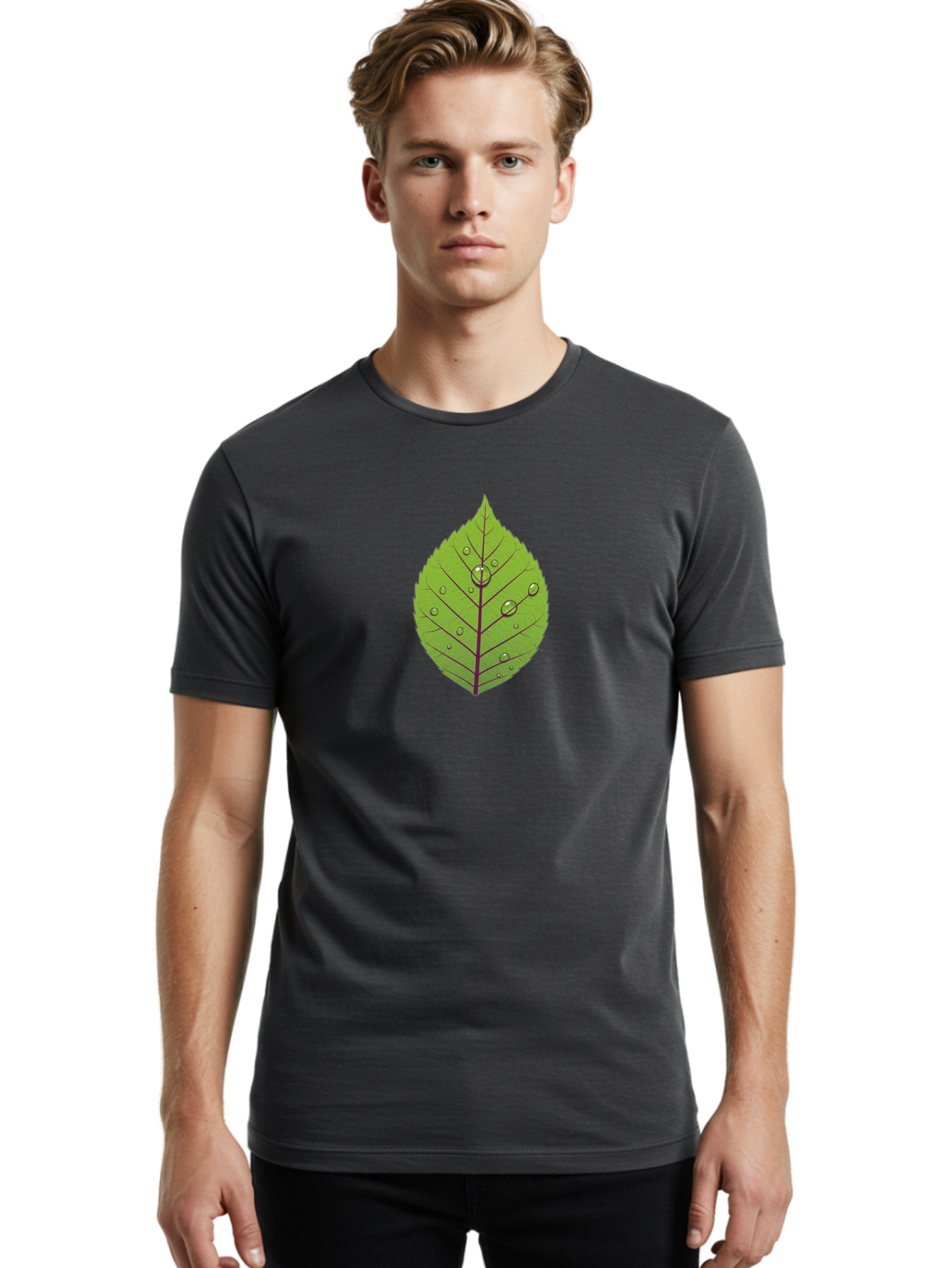 Green-Leaf Men'S Graphic Tee, 100% Cotton, Comfortable Casual Summer Wear, Machine Washable, Vintage Camera, Old Camera, Antique Camera, Black Camera, Classic Photography, Photography Equipment, Nostalgic Device, Film Camera, Camera Art Bak714