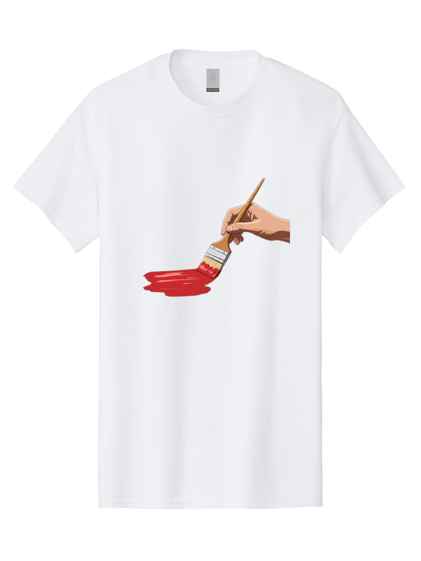 Hand-Painting-With-Red-Paint Men'S Graphic Tee, 100% Cotton, Comfortable Casual Summer Wear, Machine Washable, Vintage Camera, Old Camera, Antique Camera, Black Camera, Classic Photography, Photography Equipment, Nostalgic Device, Film Camera, Bak718