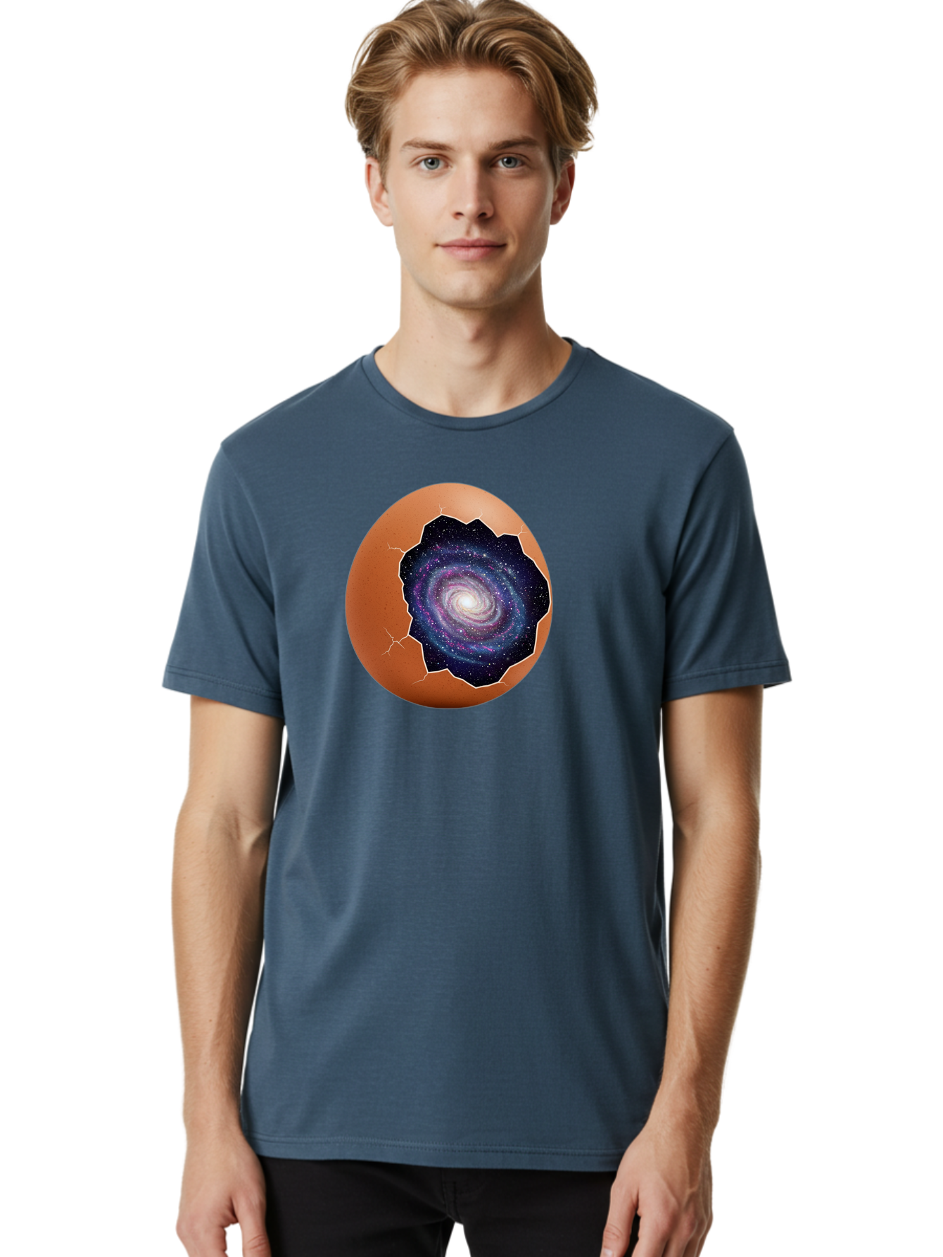 Hatching-Galaxy-1 Men'S Graphic Tee, 100% Cotton, Comfortable Casual Summer Wear, Machine Washable, Vintage Camera, Old Camera, Antique Camera, Black Camera, Classic Photography, Photography Equipment, Nostalgic Device, Film Camera, Camera Art Bak719