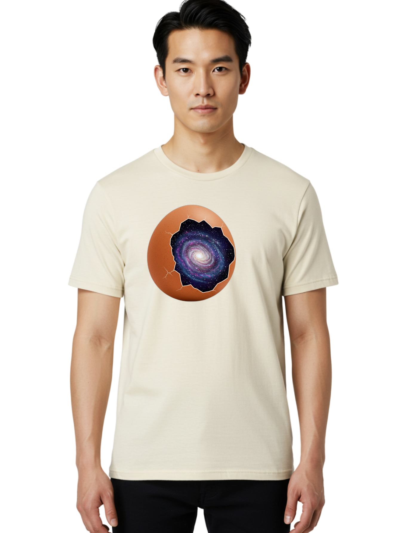Hatching-Galaxy-1 Men'S Graphic Tee, 100% Cotton, Comfortable Casual Summer Wear, Machine Washable, Vintage Camera, Old Camera, Antique Camera, Black Camera, Classic Photography, Photography Equipment, Nostalgic Device, Film Camera, Camera Art Bak719