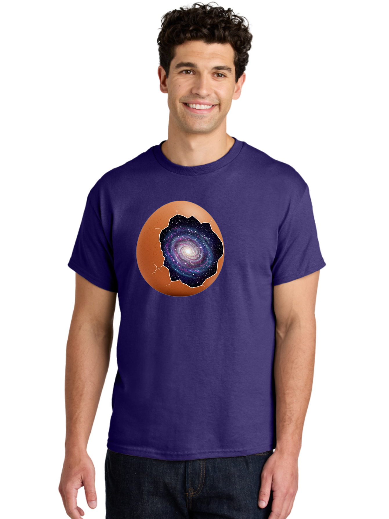 Hatching-Galaxy-1 Men'S Graphic Tee, 100% Cotton, Comfortable Casual Summer Wear, Machine Washable, Vintage Camera, Old Camera, Antique Camera, Black Camera, Classic Photography, Photography Equipment, Nostalgic Device, Film Camera, Camera Art Bak719