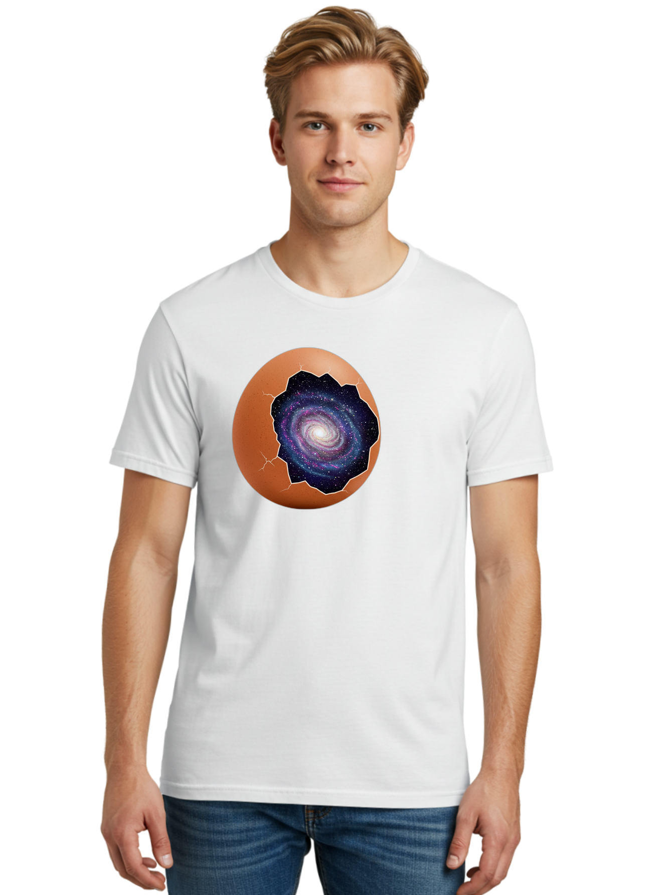 Hatching-Galaxy-1 Men'S Graphic Tee, 100% Cotton, Comfortable Casual Summer Wear, Machine Washable, Vintage Camera, Old Camera, Antique Camera, Black Camera, Classic Photography, Photography Equipment, Nostalgic Device, Film Camera, Camera Art Bak719