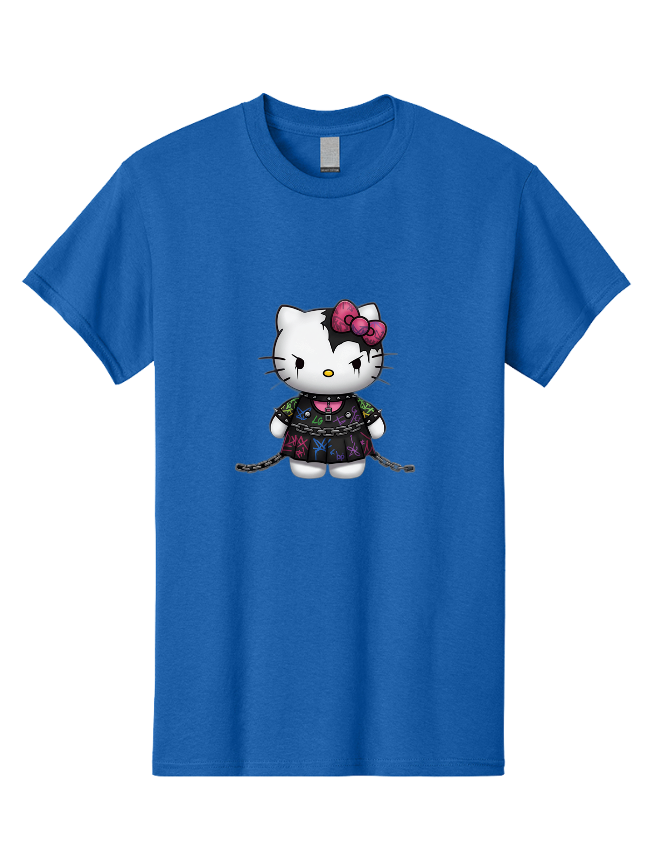 Hello-Kitty-Graffiti Men'S Graphic Tee, 100% Cotton, Comfortable Casual Summer Wear, Machine Washable, Vintage Camera, Old Camera, Antique Camera, Black Camera, Classic Photography, Photography Equipment, Nostalgic Device, Film Camera, Bak725