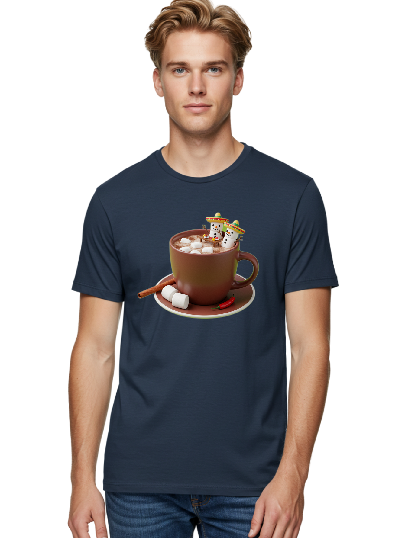 Hot-Chocolate-1 Men'S Graphic Tee, 100% Cotton, Comfortable Casual Summer Wear, Machine Washable, Vintage Camera, Old Camera, Antique Camera, Black Camera, Classic Photography, Photography Equipment, Nostalgic Device, Film Camera, Camera Art Bak728