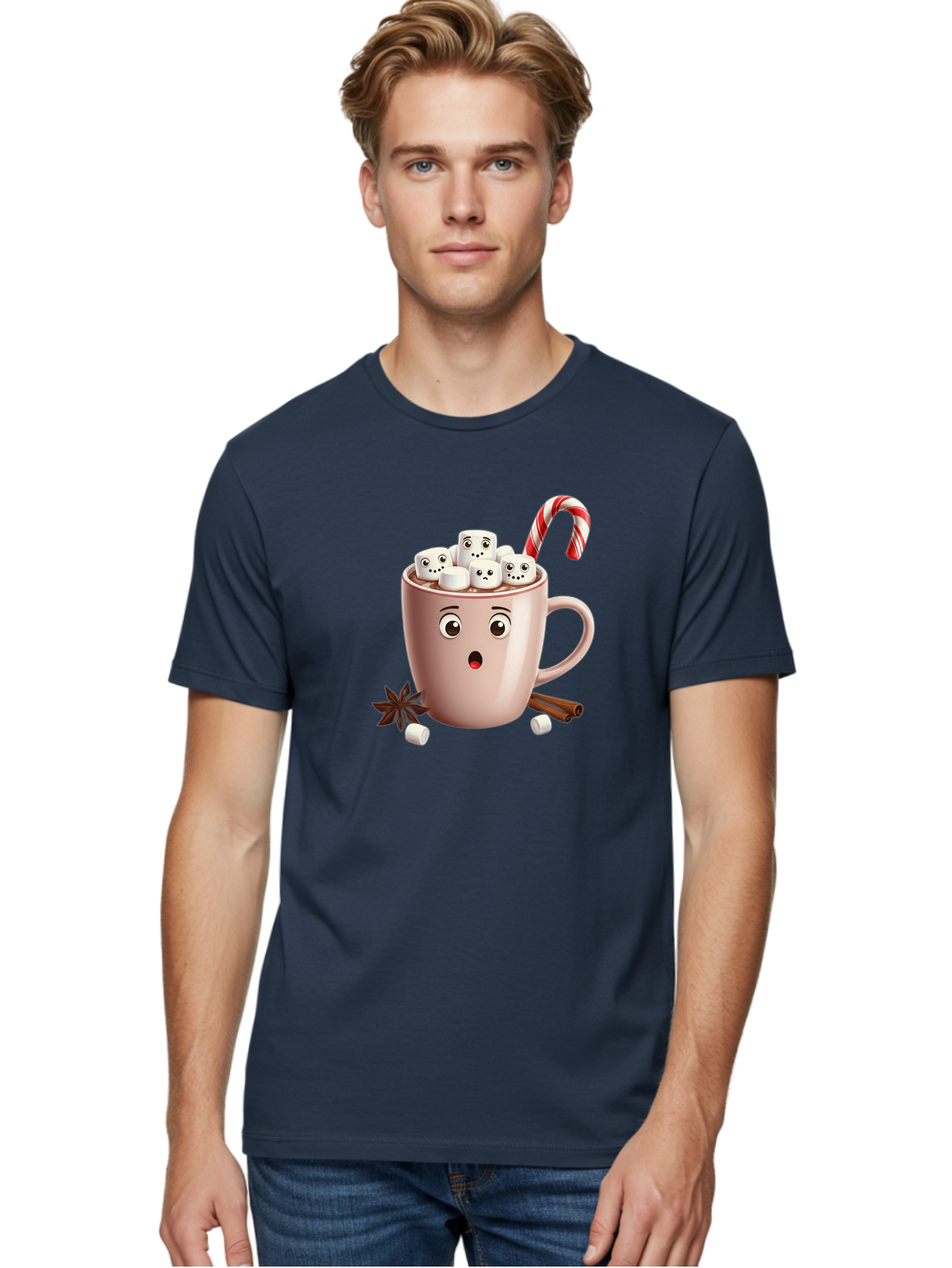 Hot-Chocolate-Mug-1 Men'S Graphic Tee, 100% Cotton, Comfortable Casual Summer Wear, Machine Washable, Vintage Camera, Old Camera, Antique Camera, Black Camera, Classic Photography, Photography Equipment, Nostalgic Device, Film Camera, Bak730