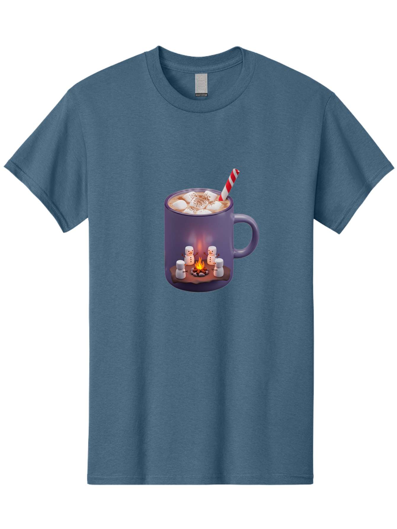 Hot-Chocolate-Mug Men'S Graphic Tee, 100% Cotton, Comfortable Casual Summer Wear, Machine Washable, Vintage Camera, Old Camera, Antique Camera, Black Camera, Classic Photography, Photography Equipment, Nostalgic Device, Film Camera, Camera Art Bak731