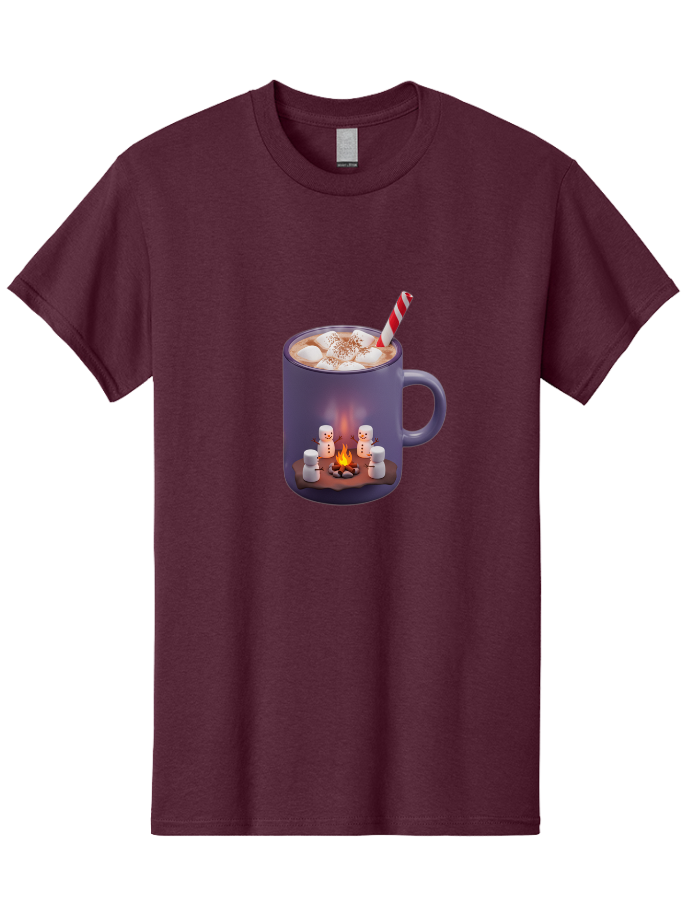 Hot-Chocolate-Mug Men'S Graphic Tee, 100% Cotton, Comfortable Casual Summer Wear, Machine Washable, Vintage Camera, Old Camera, Antique Camera, Black Camera, Classic Photography, Photography Equipment, Nostalgic Device, Film Camera, Camera Art Bak731