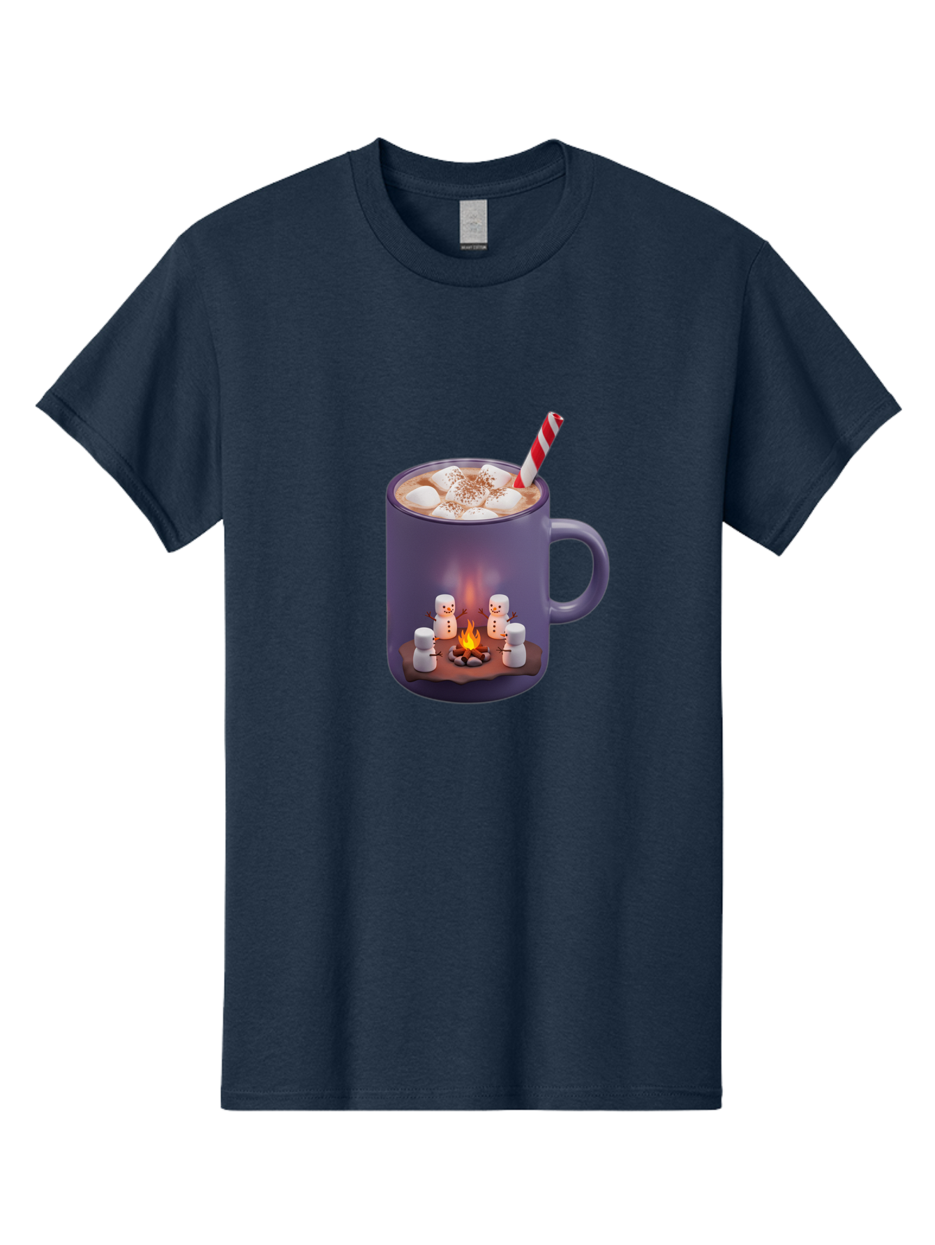 Hot-Chocolate-Mug Men'S Graphic Tee, 100% Cotton, Comfortable Casual Summer Wear, Machine Washable, Vintage Camera, Old Camera, Antique Camera, Black Camera, Classic Photography, Photography Equipment, Nostalgic Device, Film Camera, Camera Art Bak731
