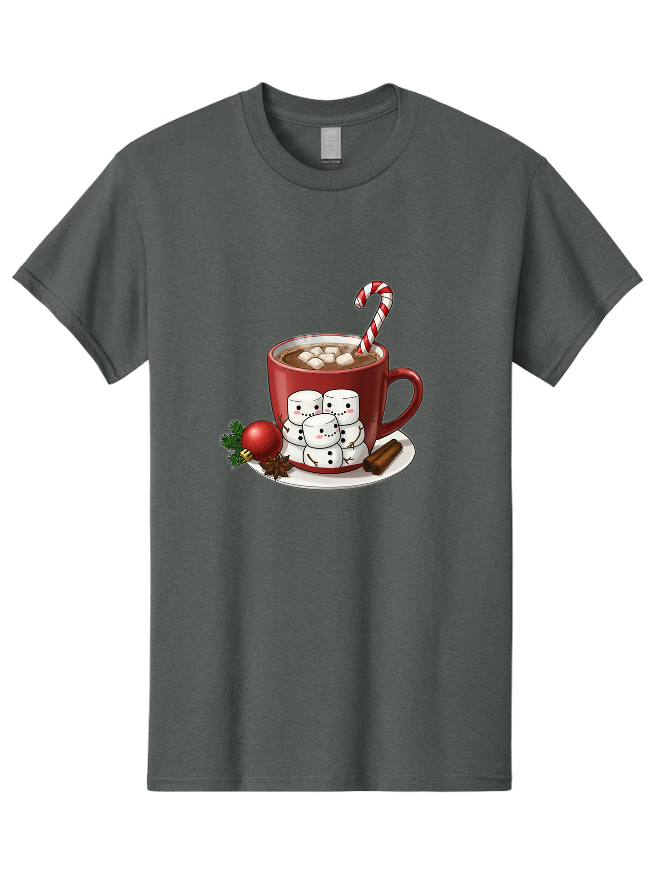 Hot-Chocolate-Snowman-Mug Men'S Graphic Tee, 100% Cotton, Comfortable Casual Summer Wear, Machine Washable, Vintage Camera, Old Camera, Antique Camera, Black Camera, Classic Photography, Photography Equipment, Nostalgic Device, Film Camera, Bak732