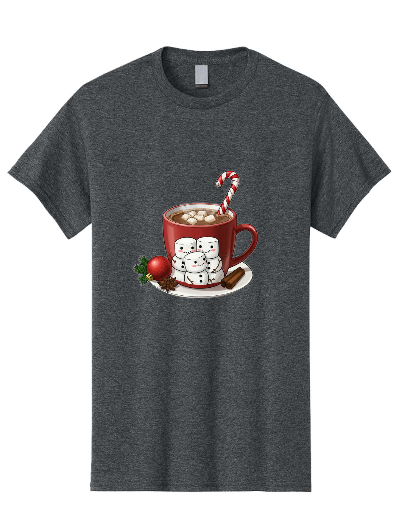 Hot-Chocolate-Snowman-Mug Men'S Graphic Tee, 100% Cotton, Comfortable Casual Summer Wear, Machine Washable, Vintage Camera, Old Camera, Antique Camera, Black Camera, Classic Photography, Photography Equipment, Nostalgic Device, Film Camera, Bak732