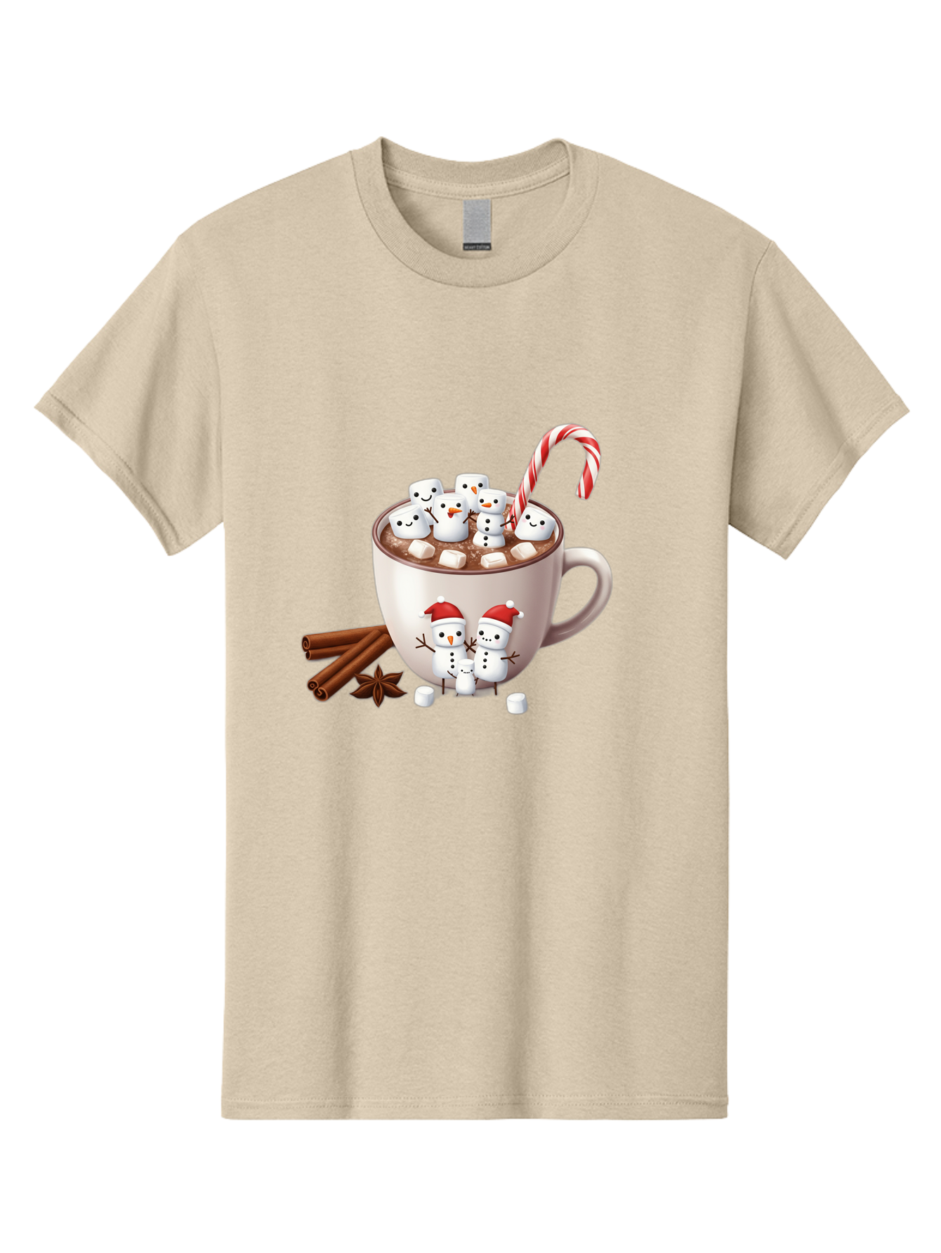 Hot-Chocolate-Snowmen-1 Men'S Graphic Tee, 100% Cotton, Comfortable Casual Summer Wear, Machine Washable, Vintage Camera, Old Camera, Antique Camera, Black Camera, Classic Photography, Photography Equipment, Nostalgic Device, Film Camera, Bak733